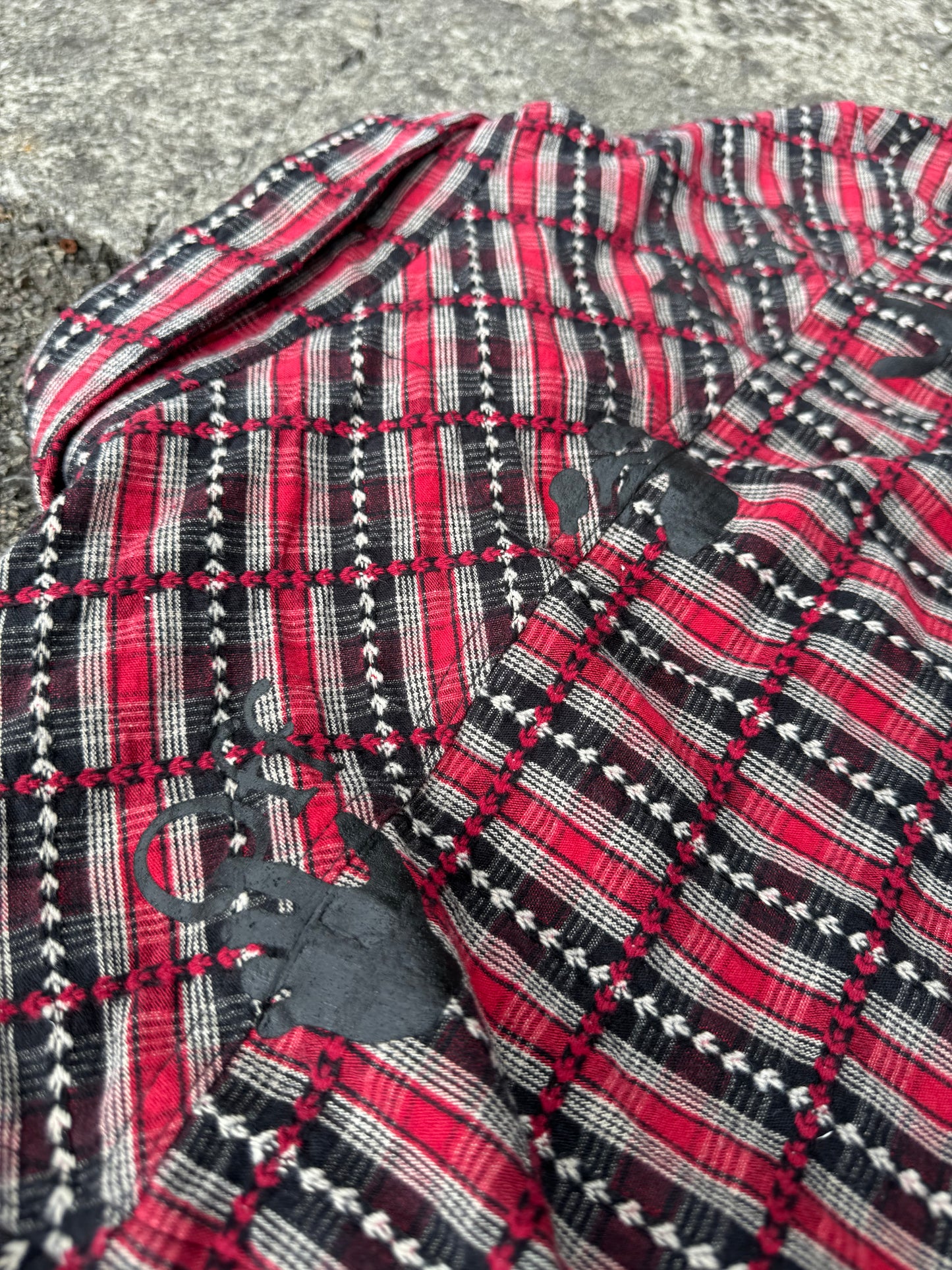Off-White Check Flannel Shirt