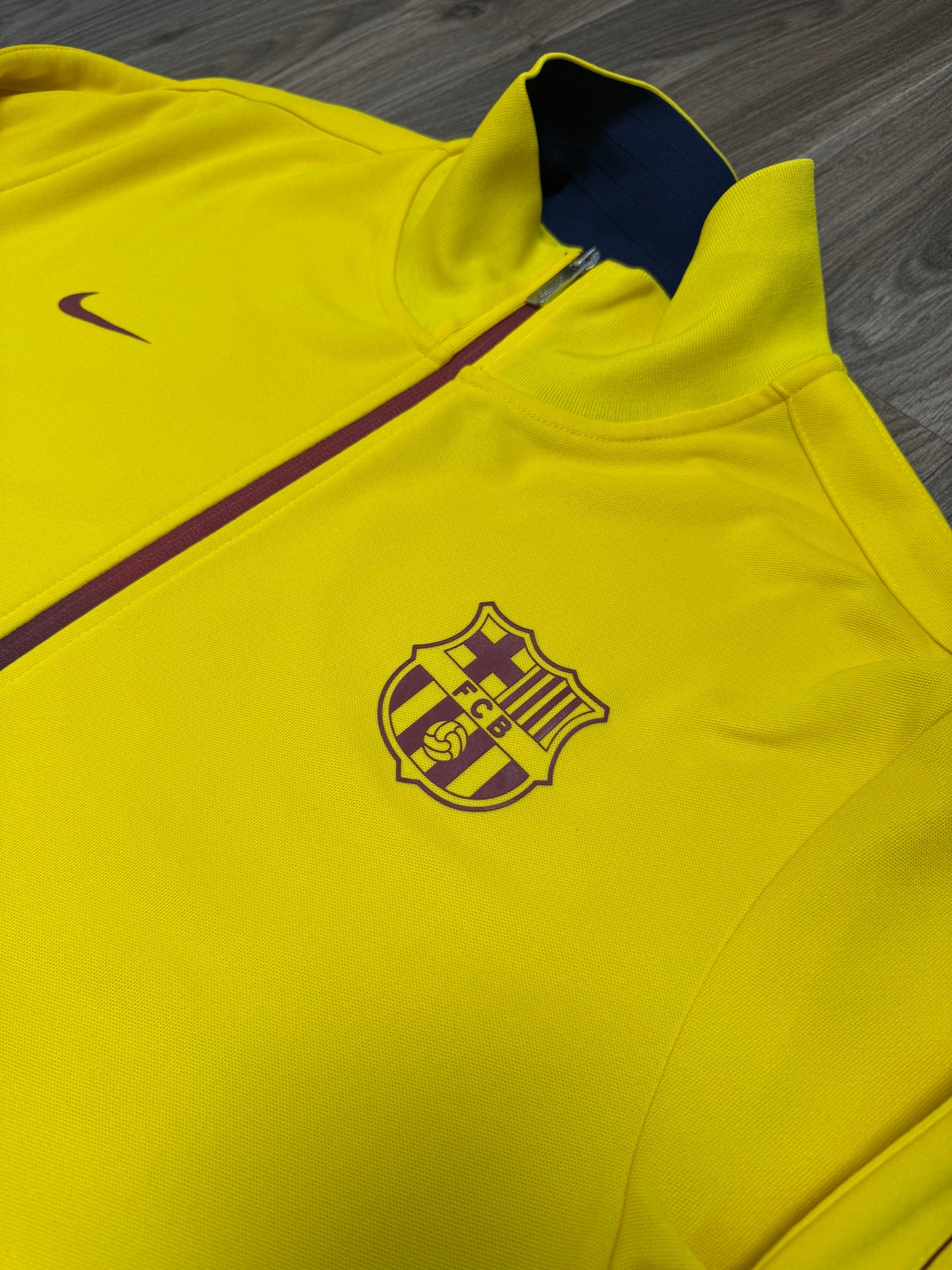 Nike Barcelona Yellow Football Jacket