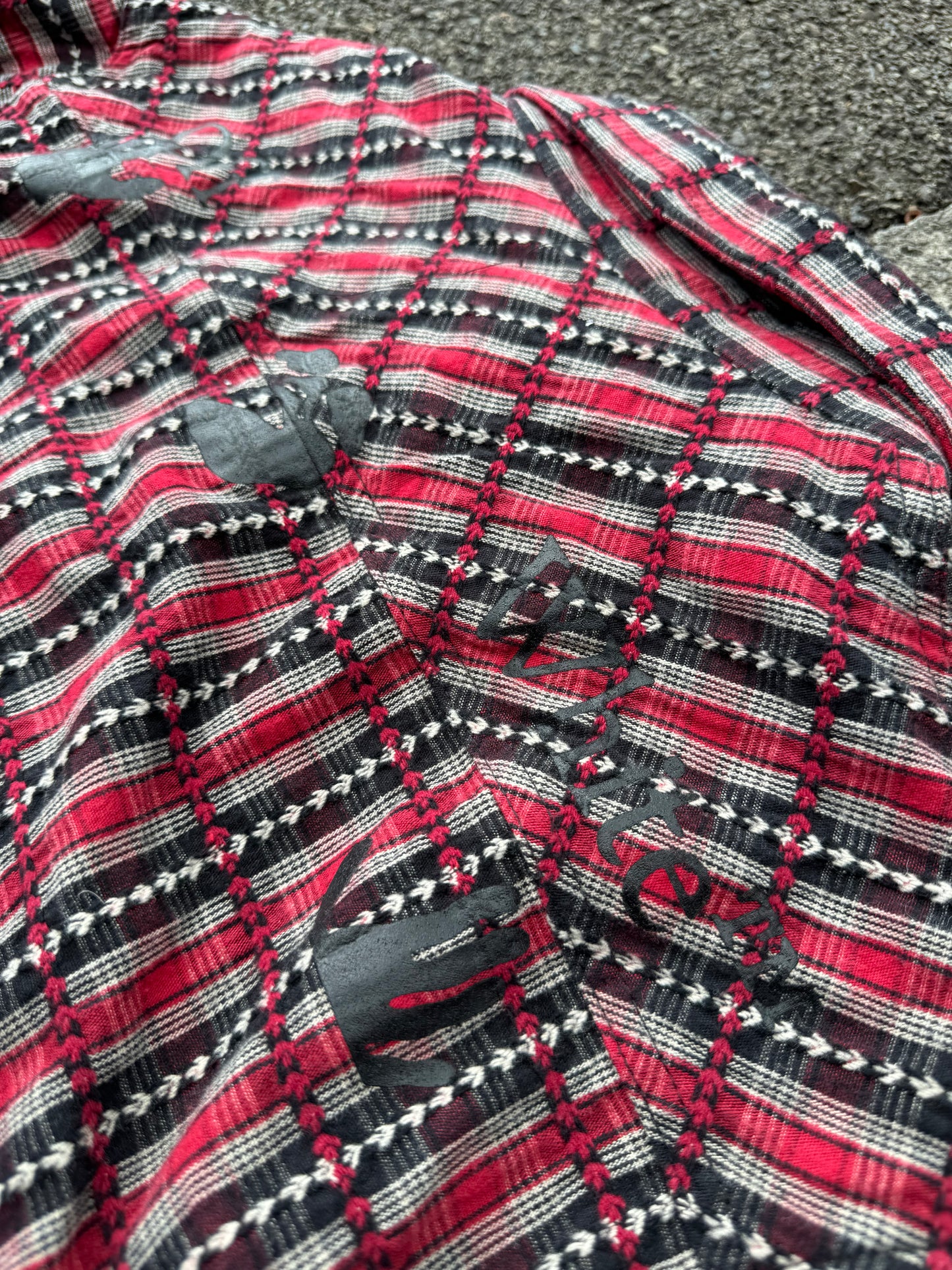 Off-White Check Flannel Shirt