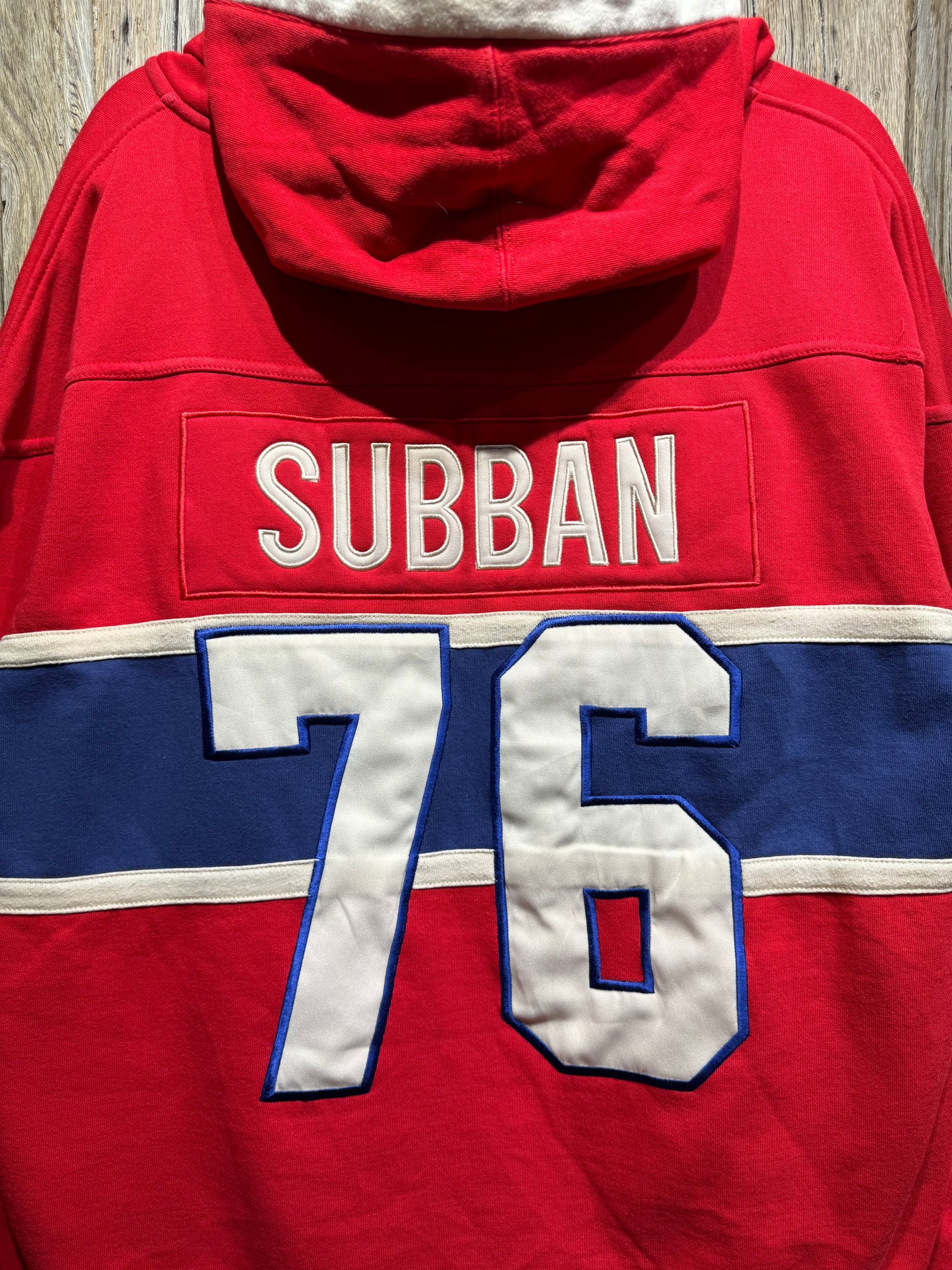 Vintage Montreal Canadiens Sonnan 76 Jersey Hoodie