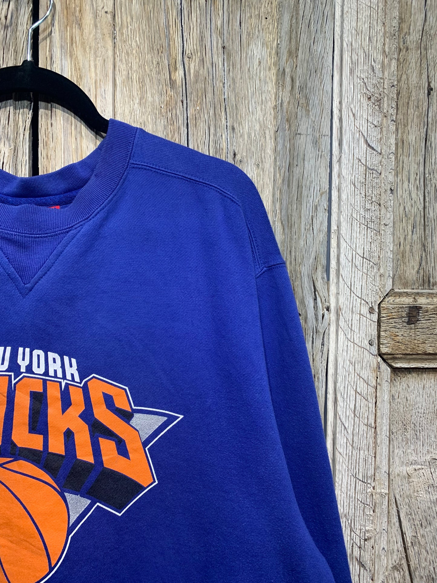 Vintage Blue Reebok NY Knicks Sweatshirt