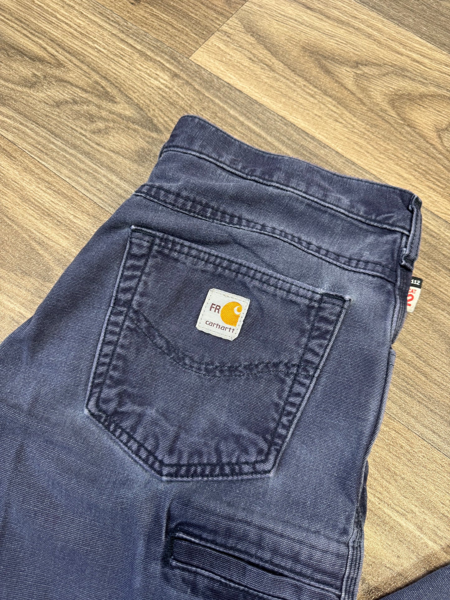 Carhartt FR Washed Blue Denim Jeans