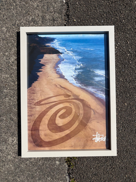 Stüssy Beach A3 Framed Print