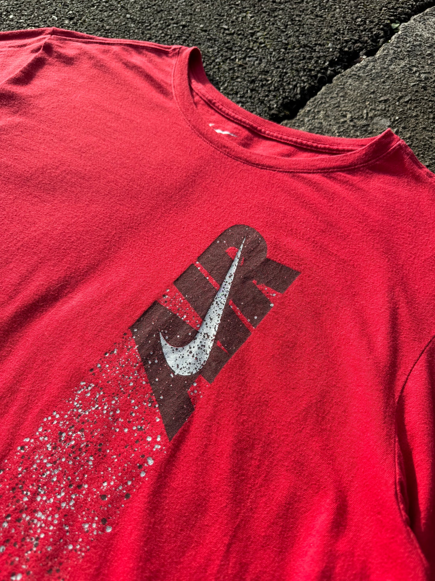 Red Nike Air Graphic Tee