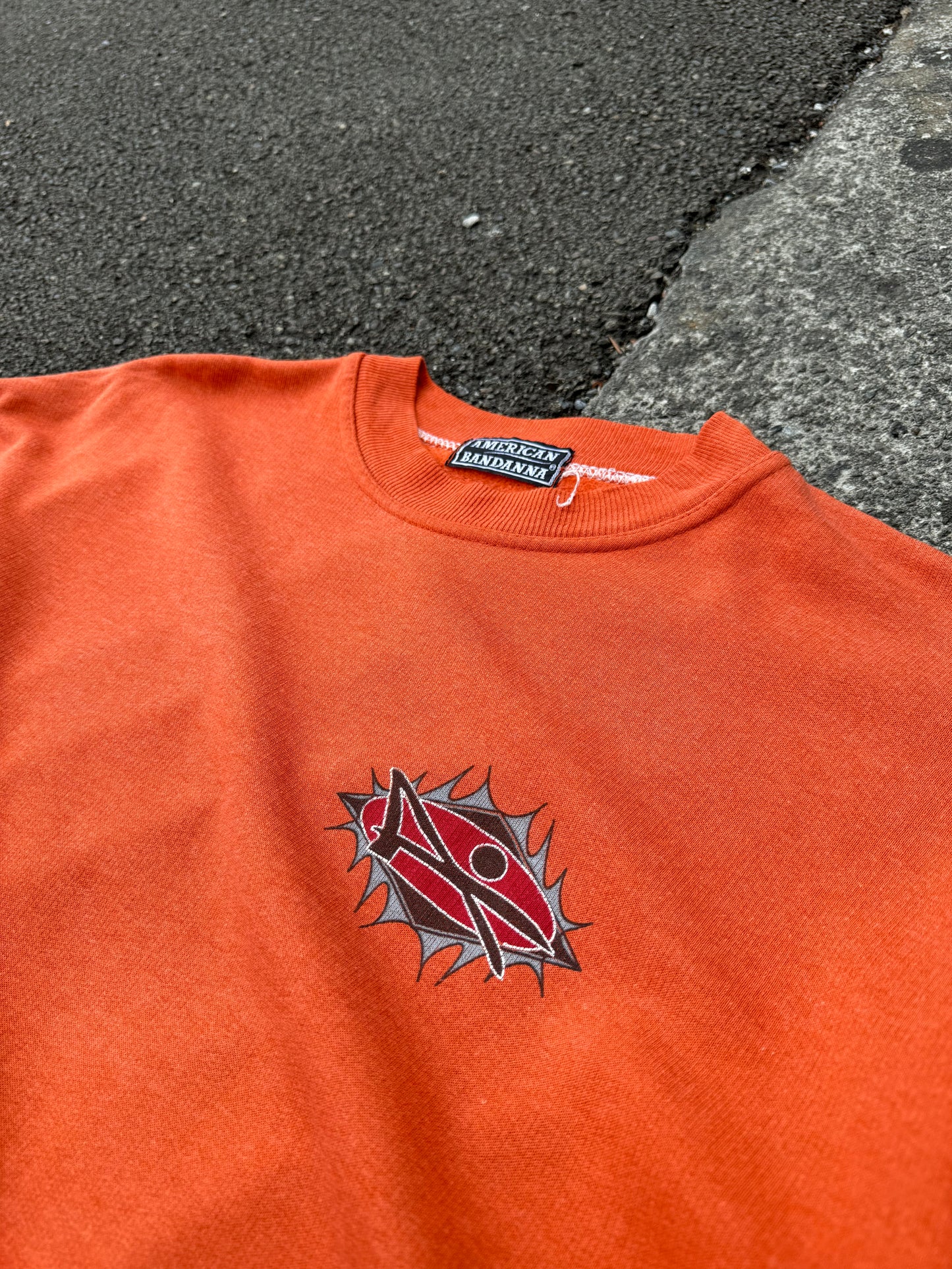 Orange American Bandana Sweatshirt