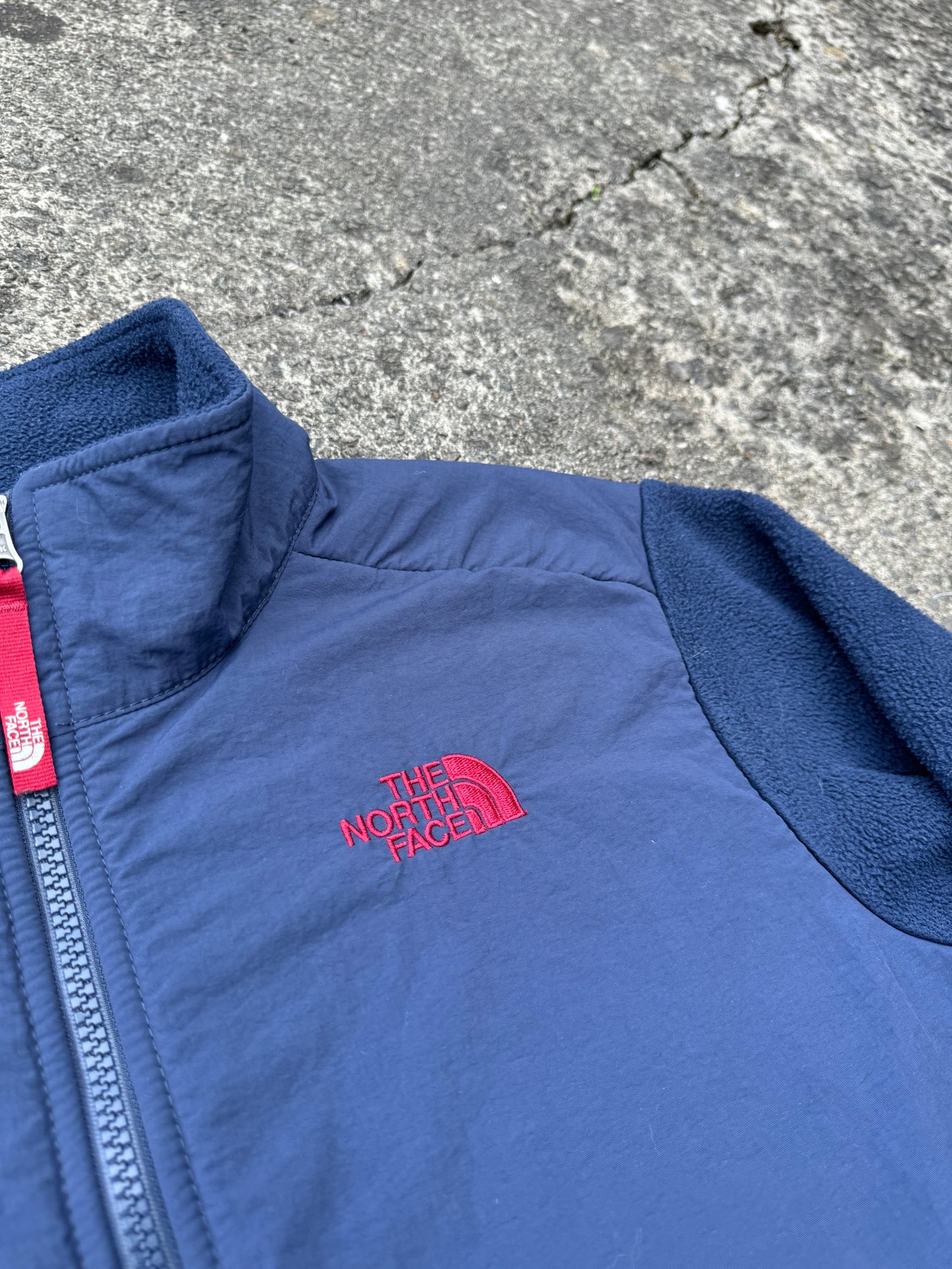 North Face Navy Fleece Jacket