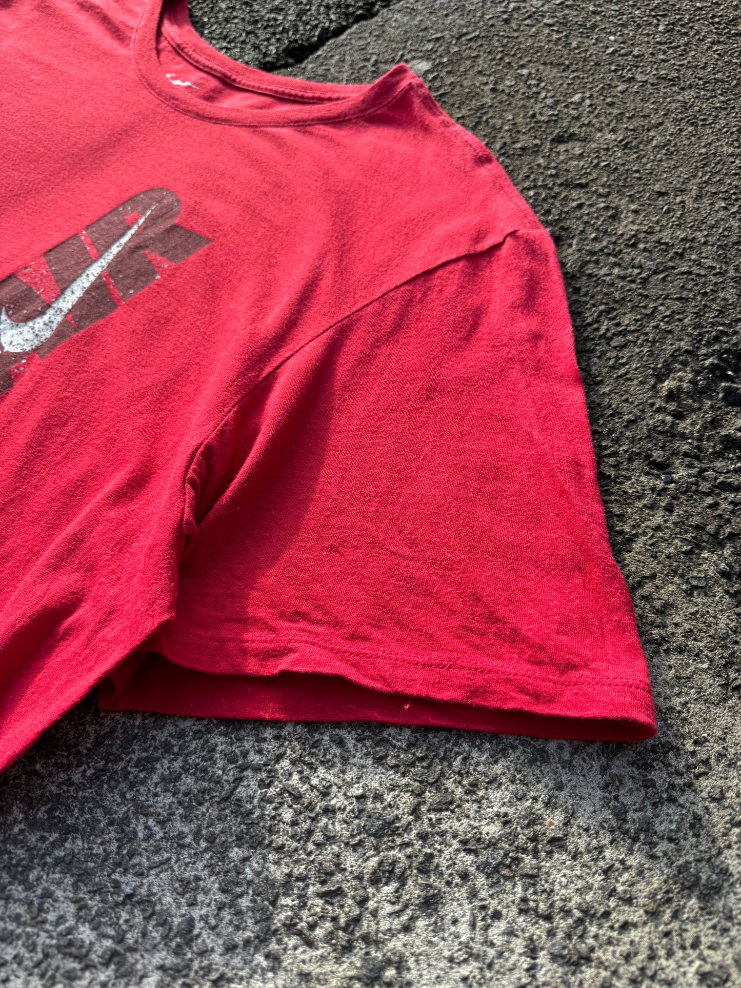 Red Nike Air Graphic Tee