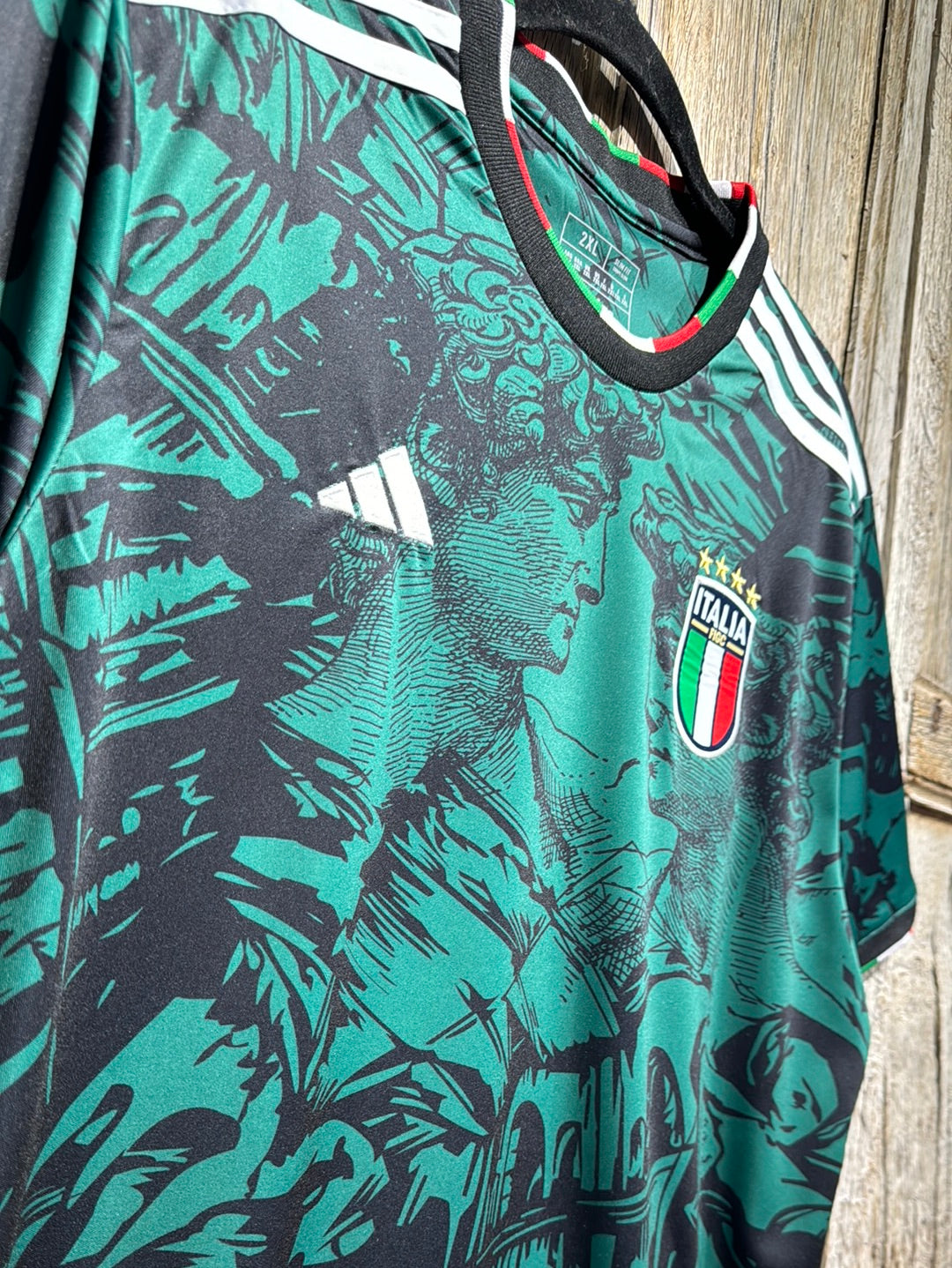 Adidas Green Italia Football Shirt