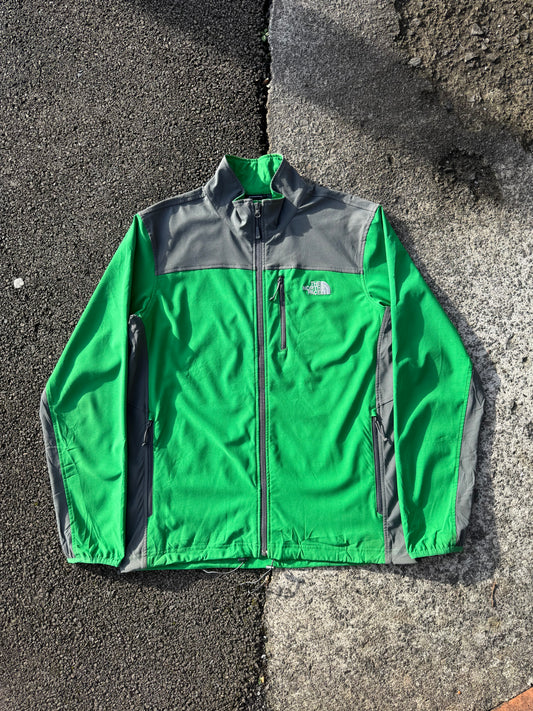 North Face Green Softshell Jacket