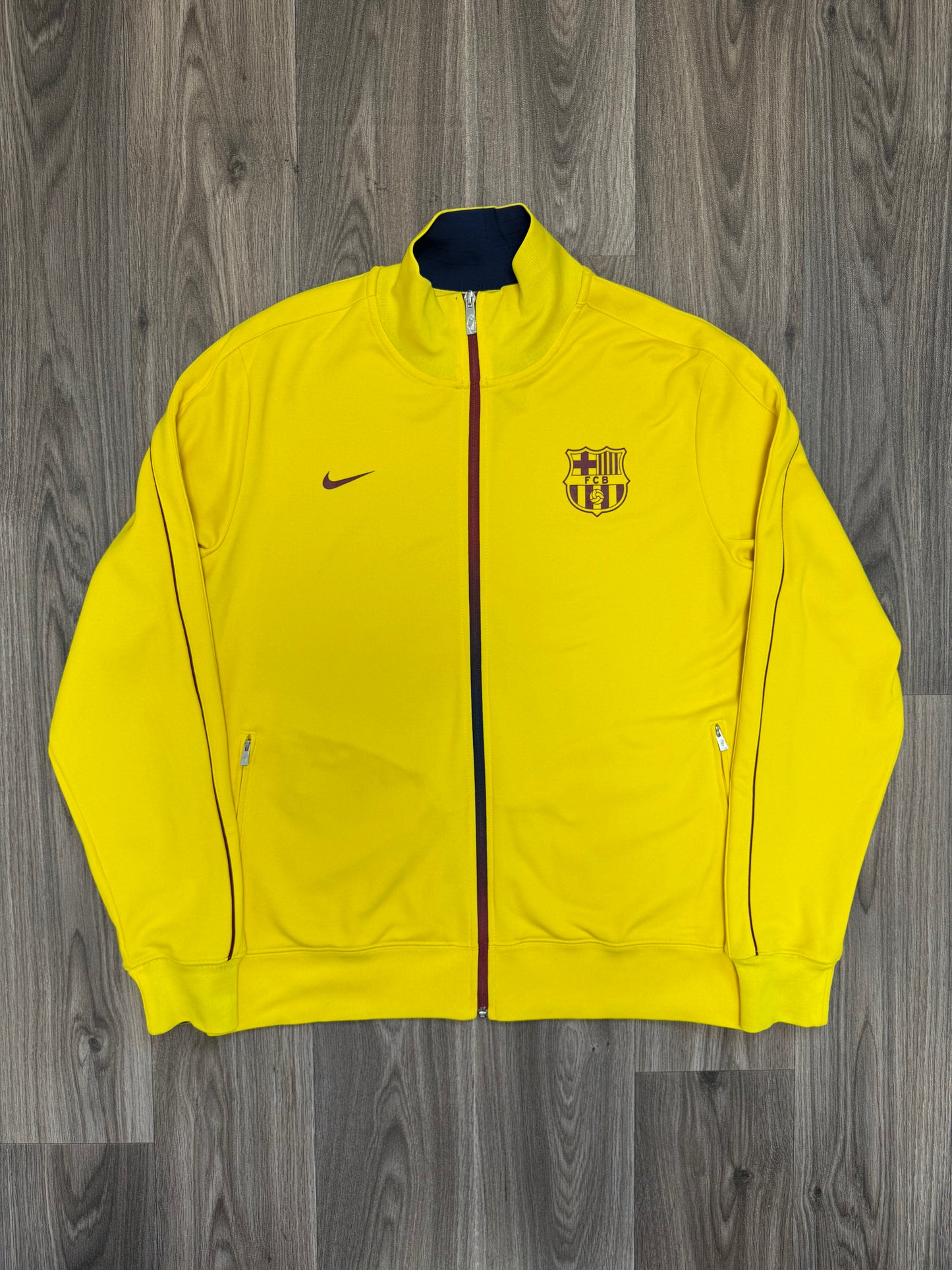 Nike Barcelona Yellow Football Jacket