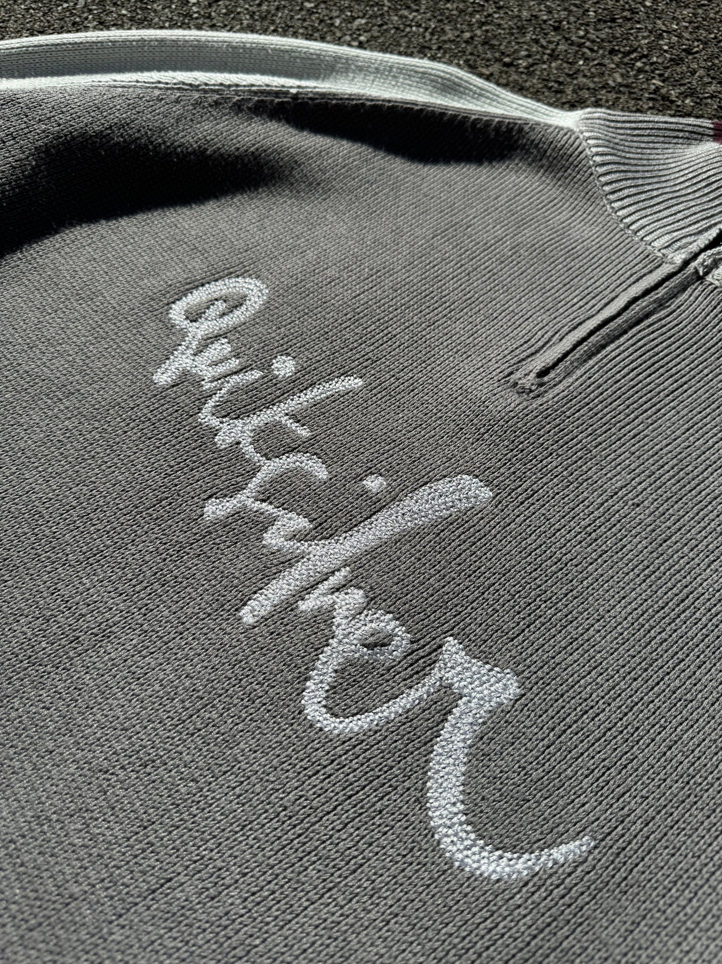 Quiksilver 1/4 Zip Knit Jumper Y2K