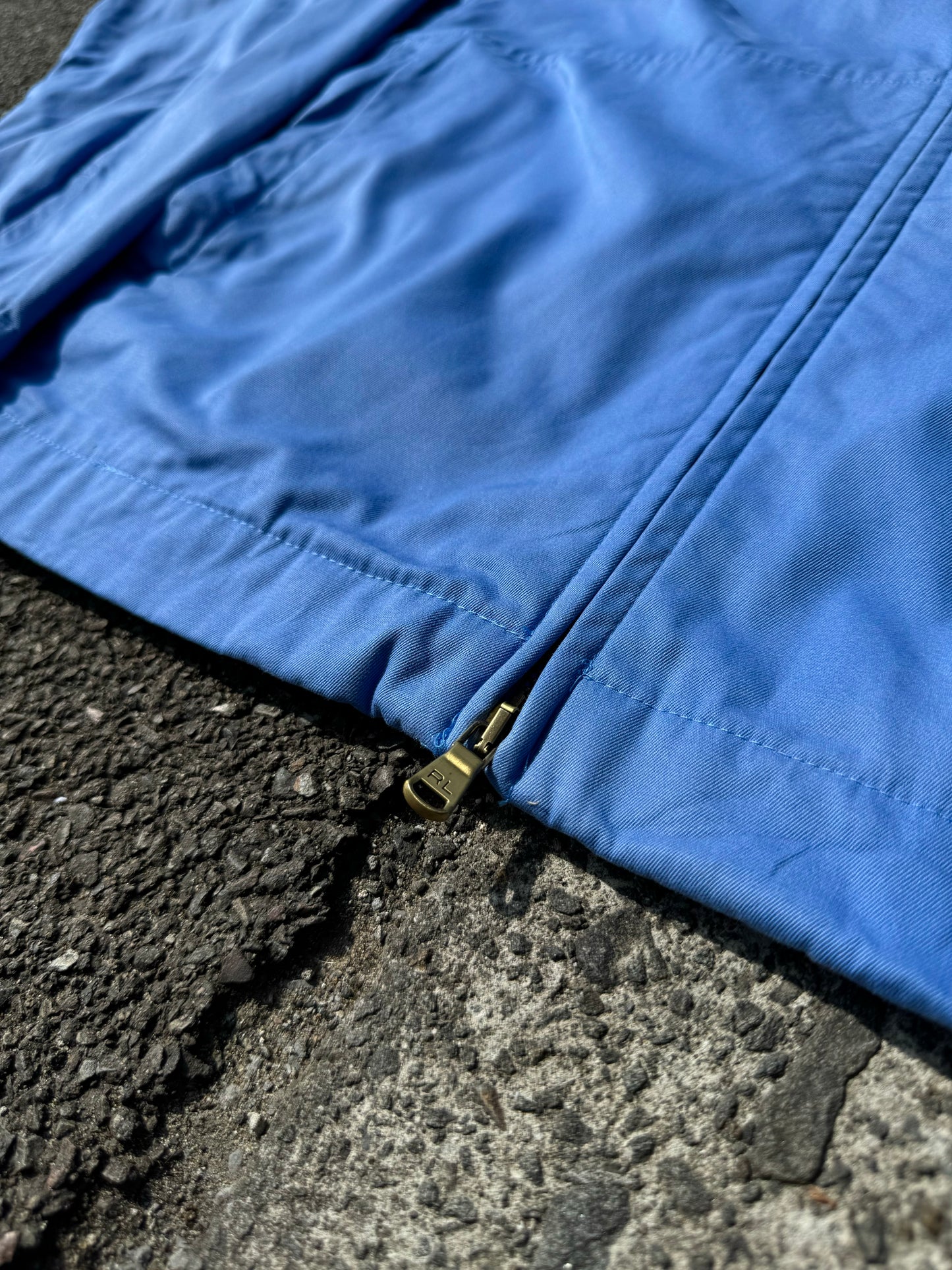 Vintage Ralph Lauren Blue Golf Bomber Jacket