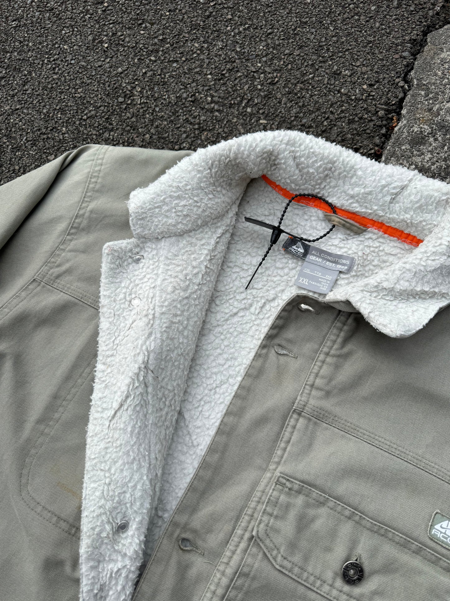 Vintage Nike ACG Fleece Lined Work Jacket