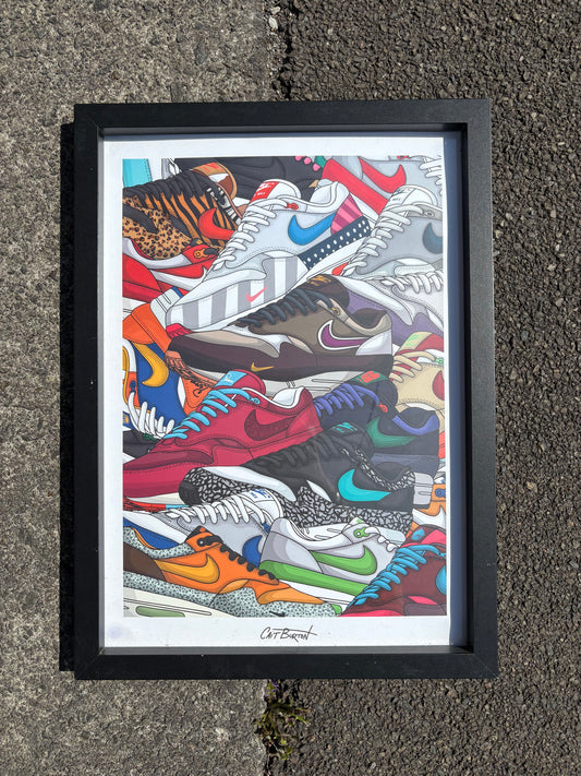 Nike Air Max 1 A3 Framed Print