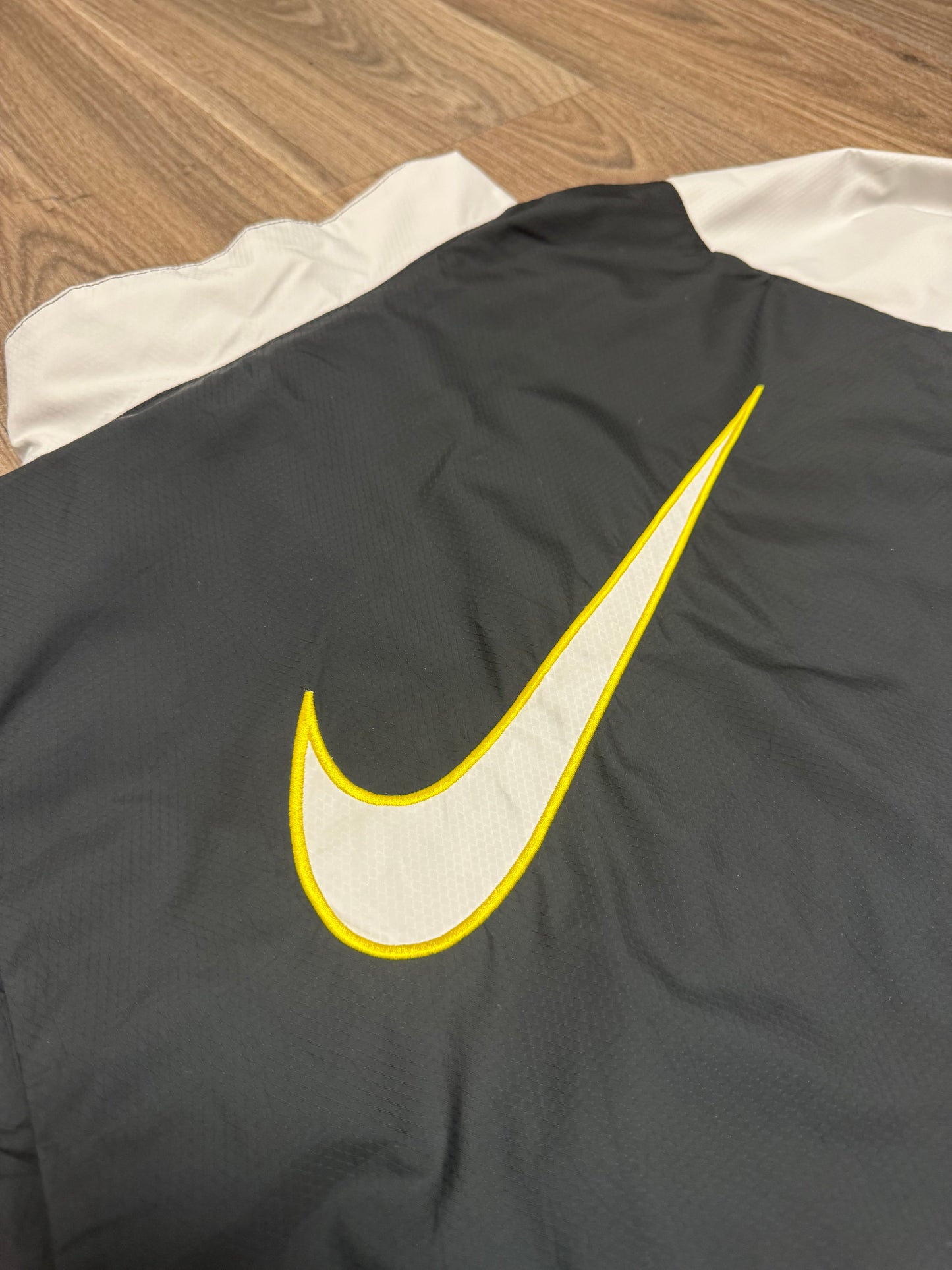 Black And Yellow White Nike Jacket