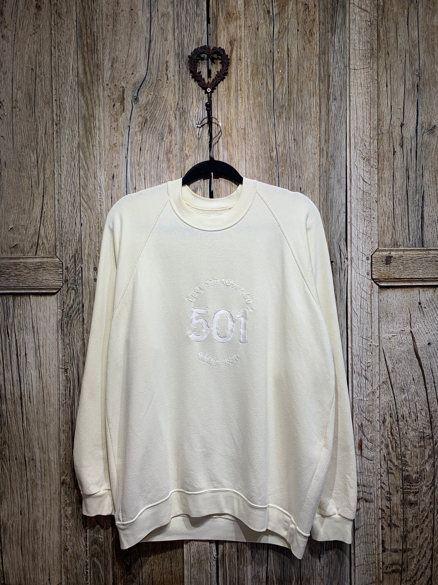 Vintage Levi’s 501 Embroidered Sweatshirt