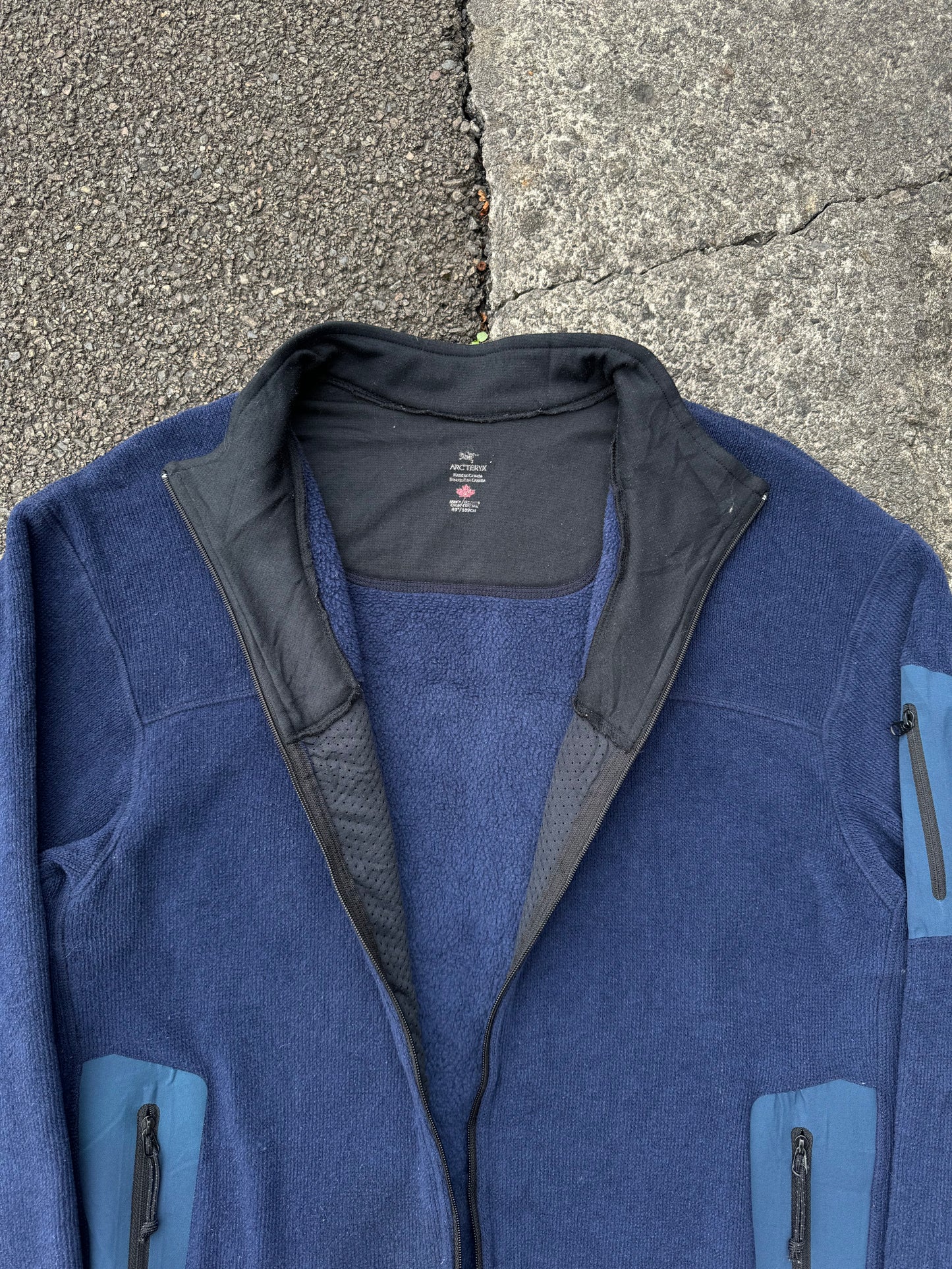 Arcteryx Blue Zip Fleece