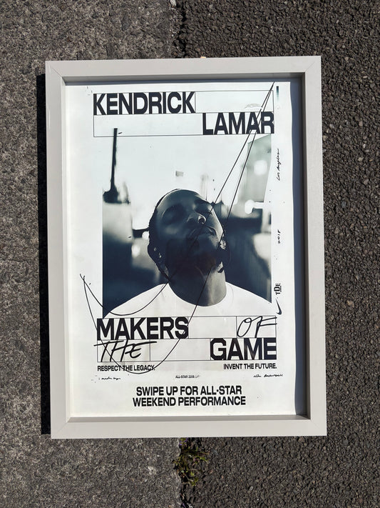 Kendrick Lamar A3 Framed Print