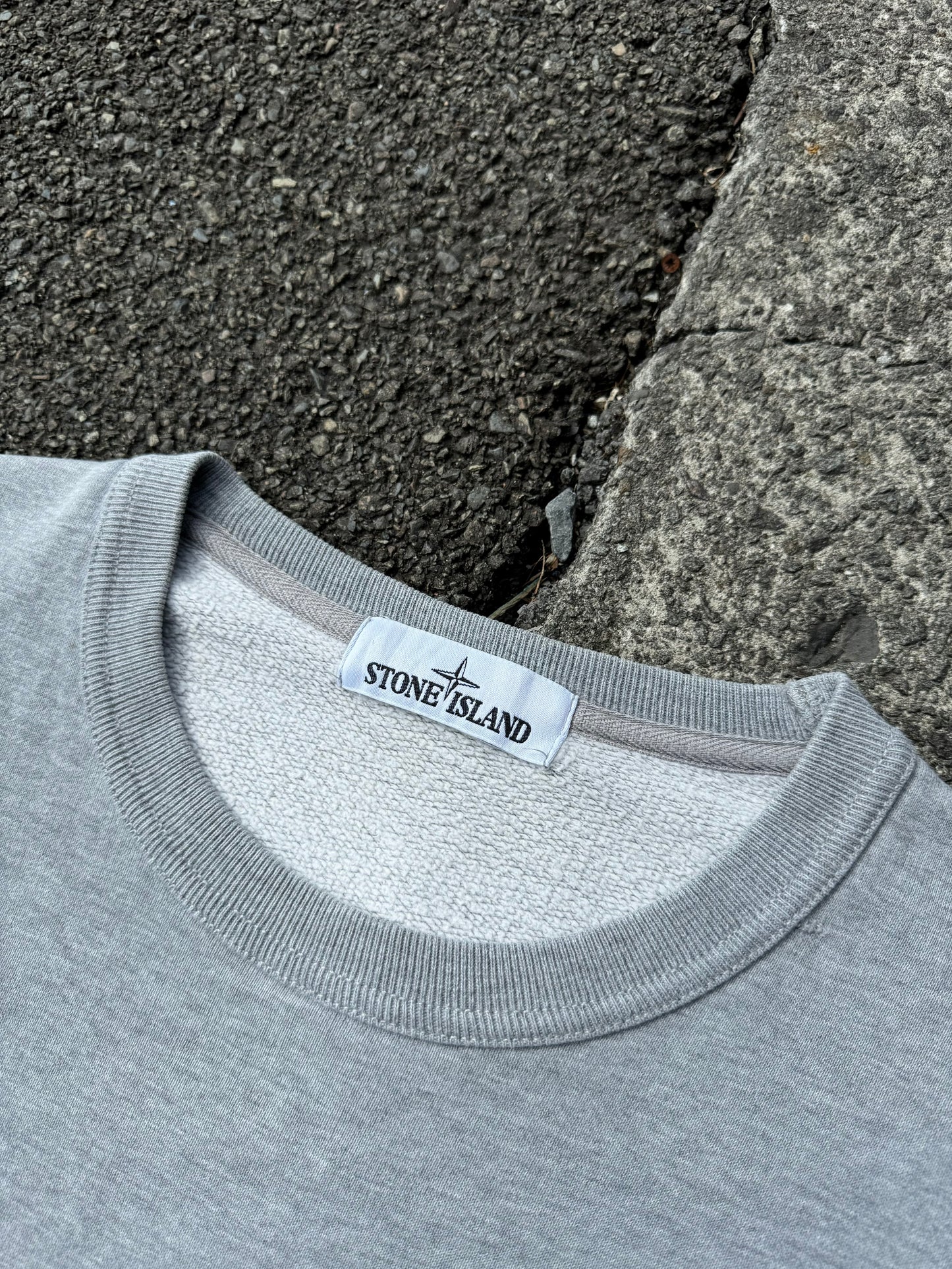Stone Island Grey Badge Sweatshirt