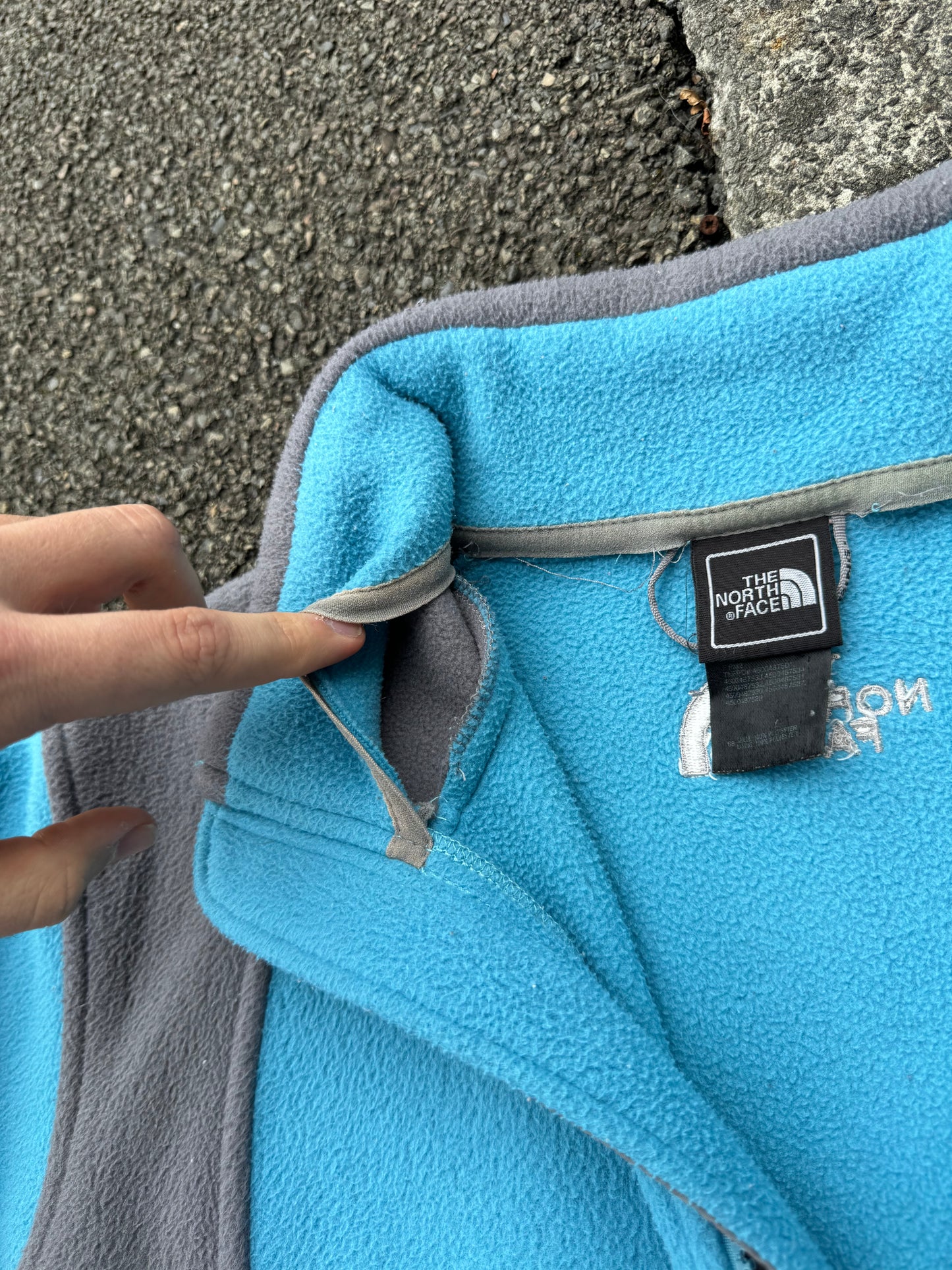 North Face Blue Fleece Jacket