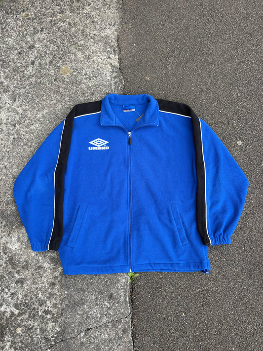 Vintage Umbro Blue Zip Fleece