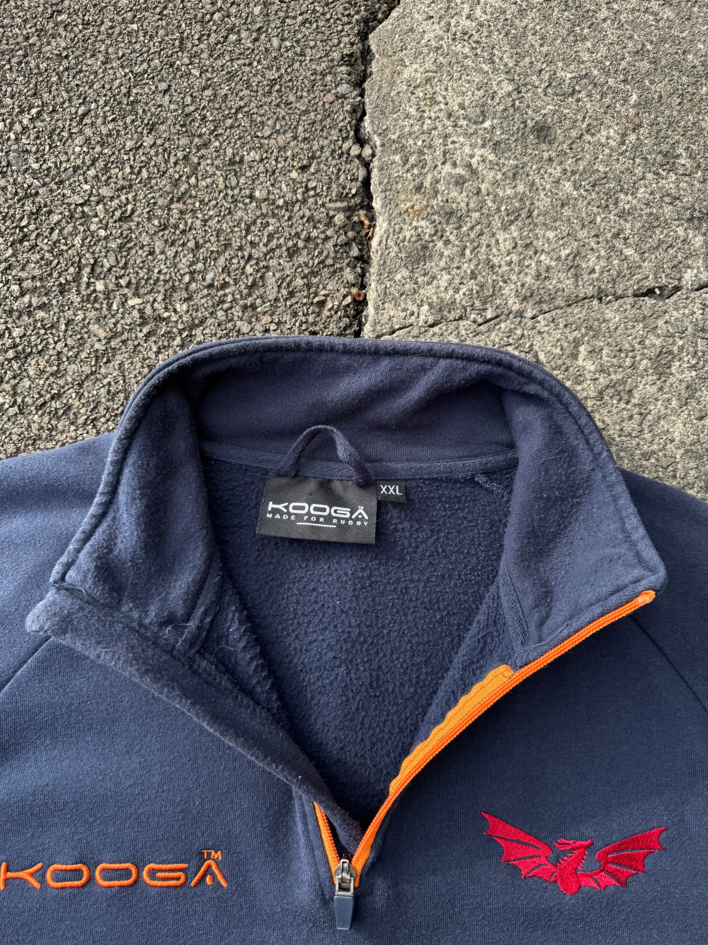 Scarlets Navy 1/4 Zip Jumper