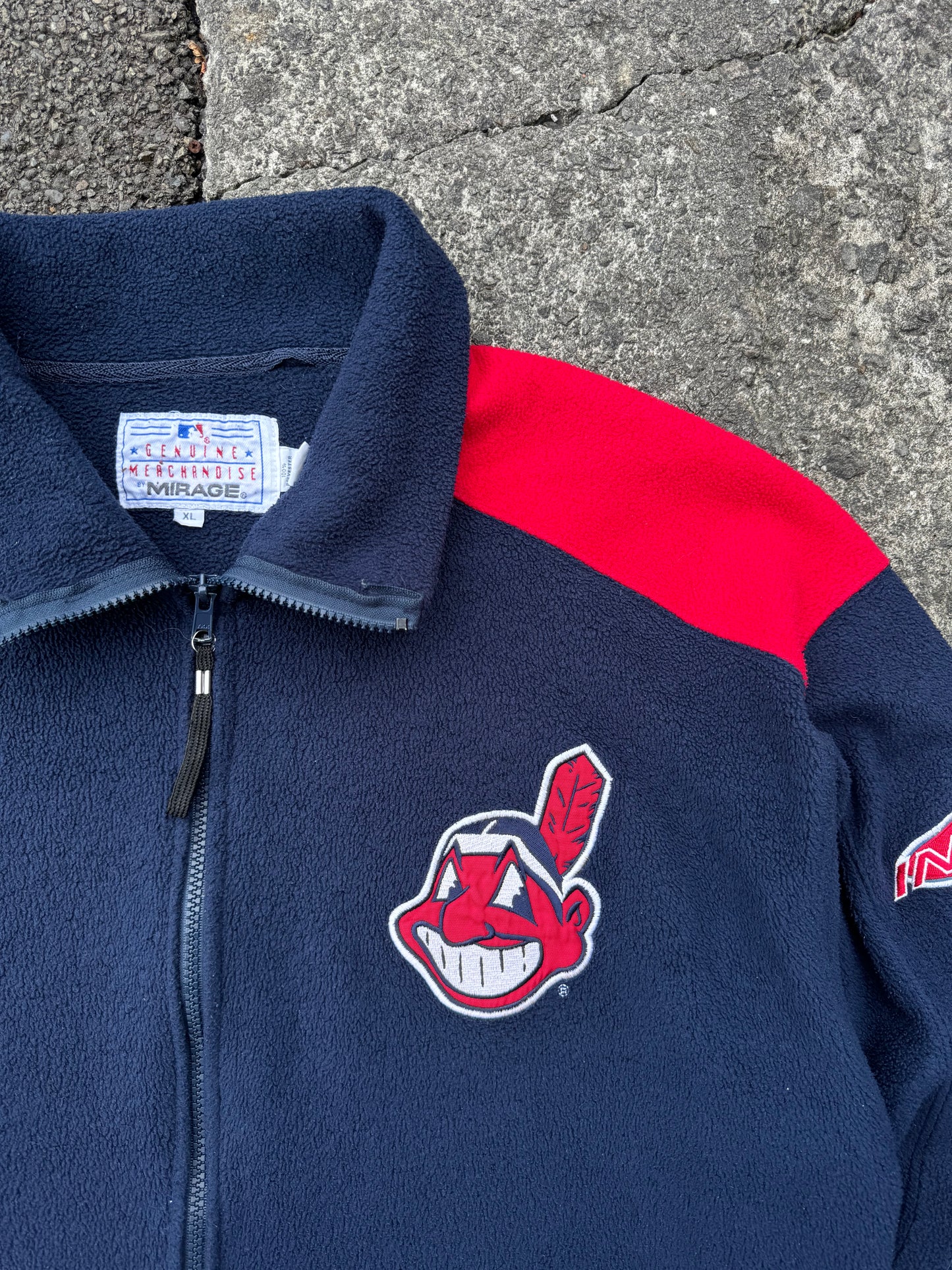 Cleveland Indians Mirage Zip Fleece