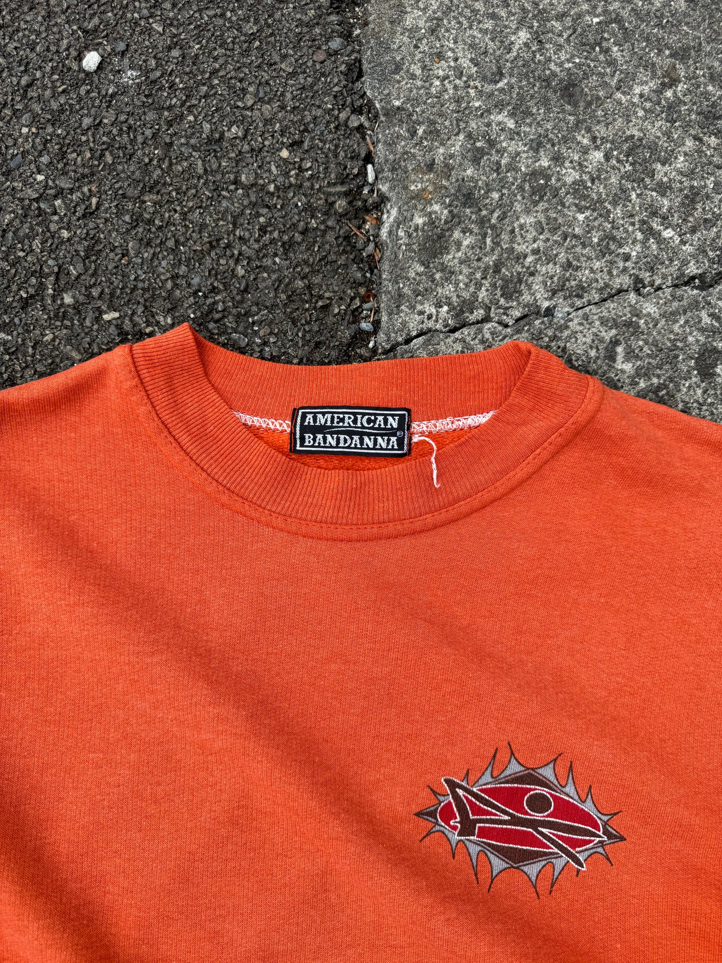 Orange American Bandana Sweatshirt
