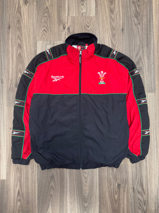 Wales WRU Vintage Reebok Track Jacket