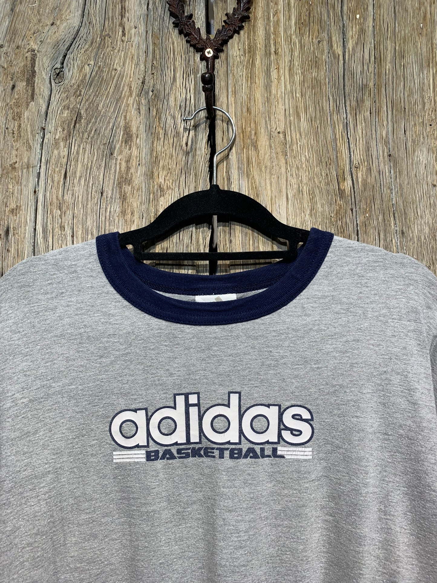 Grey Adidas Basketball Longsleeve