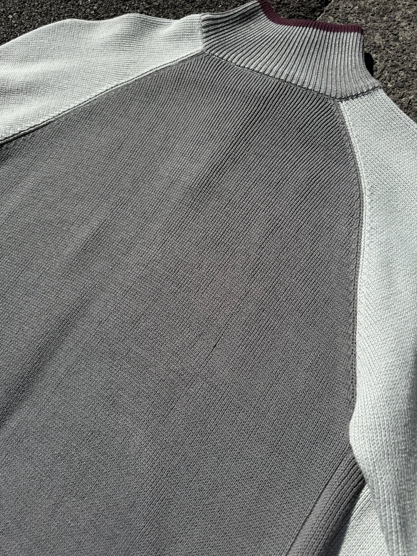 Quiksilver 1/4 Zip Knit Jumper Y2K