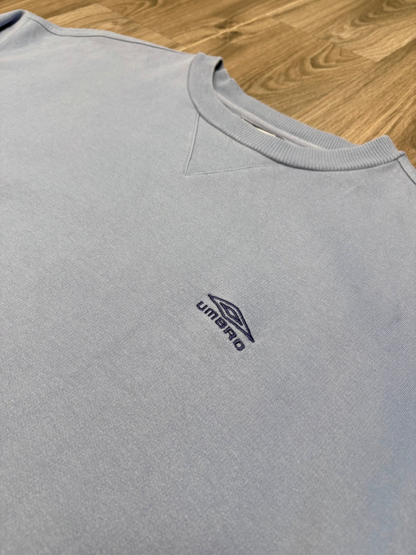 Vintage Umbro Washed Blue Sweat