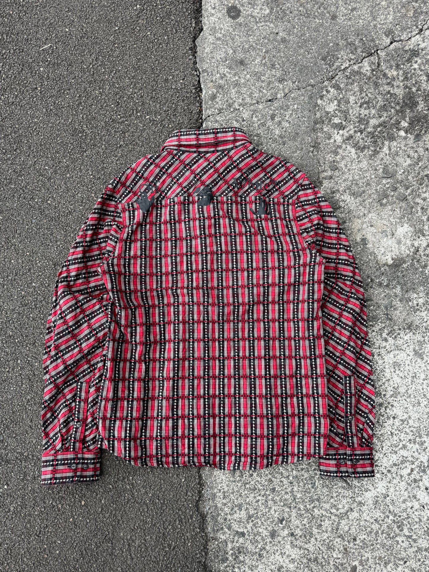 Off-White Check Flannel Shirt