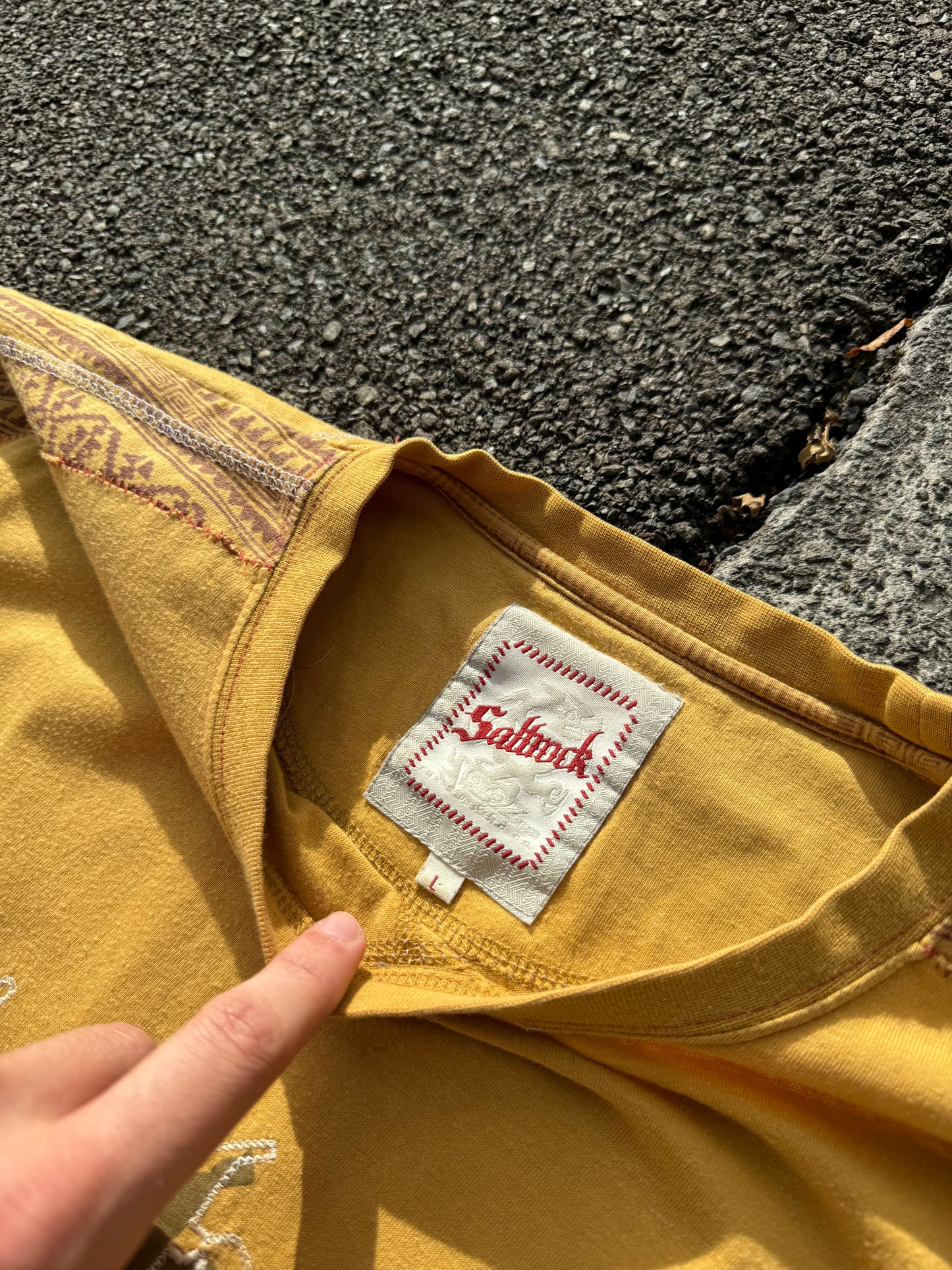 Saltrock Ermbroidered Stitch Tee