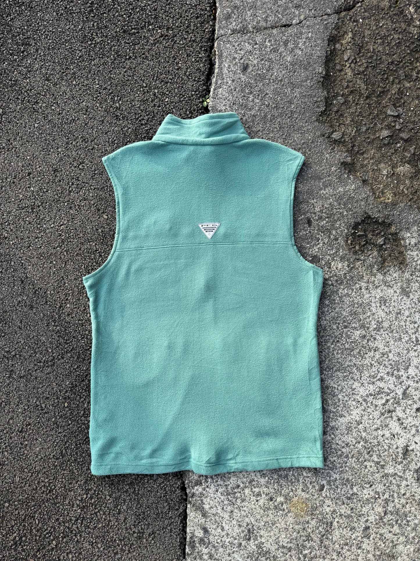 Columbia PFG Green Fleece Gillet