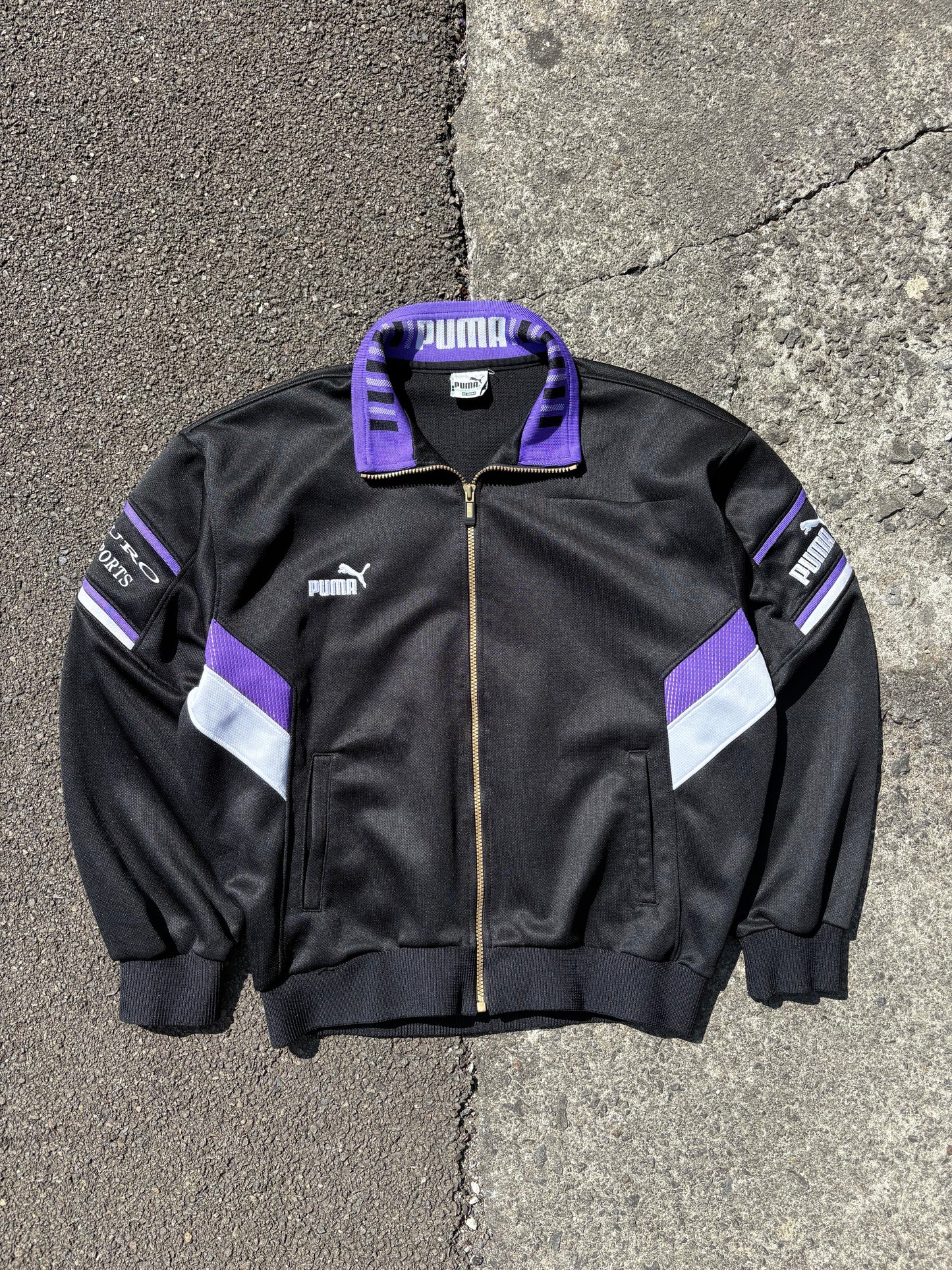 Puma Black Euro Sports Track Jacket