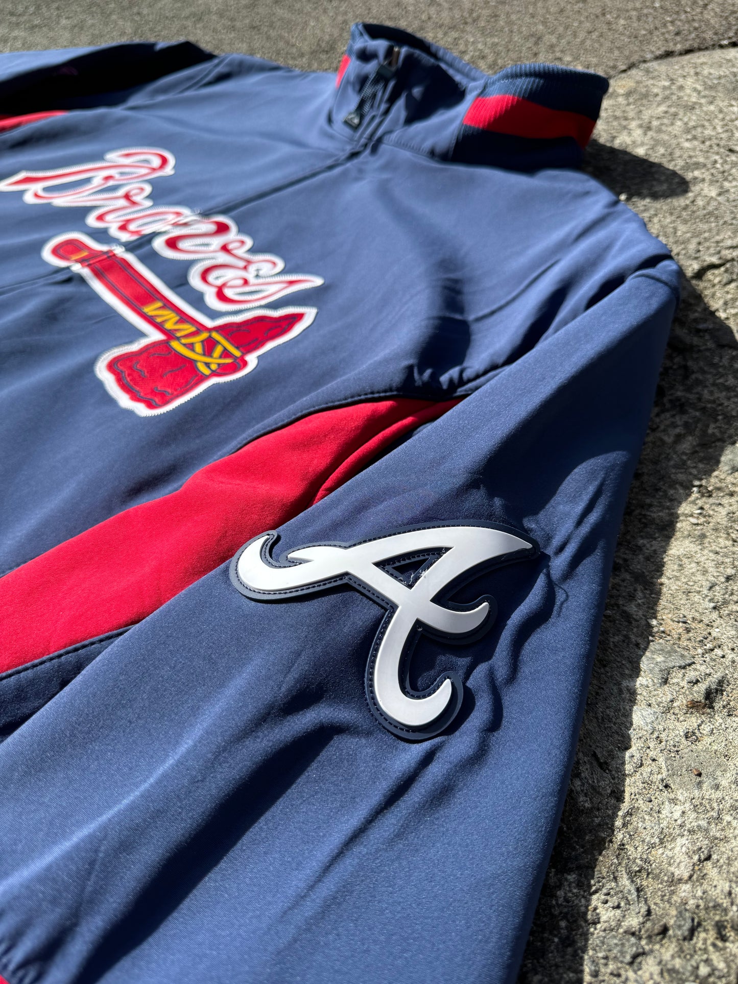 Atlanta Braves MLB Navy Softshell Fleece