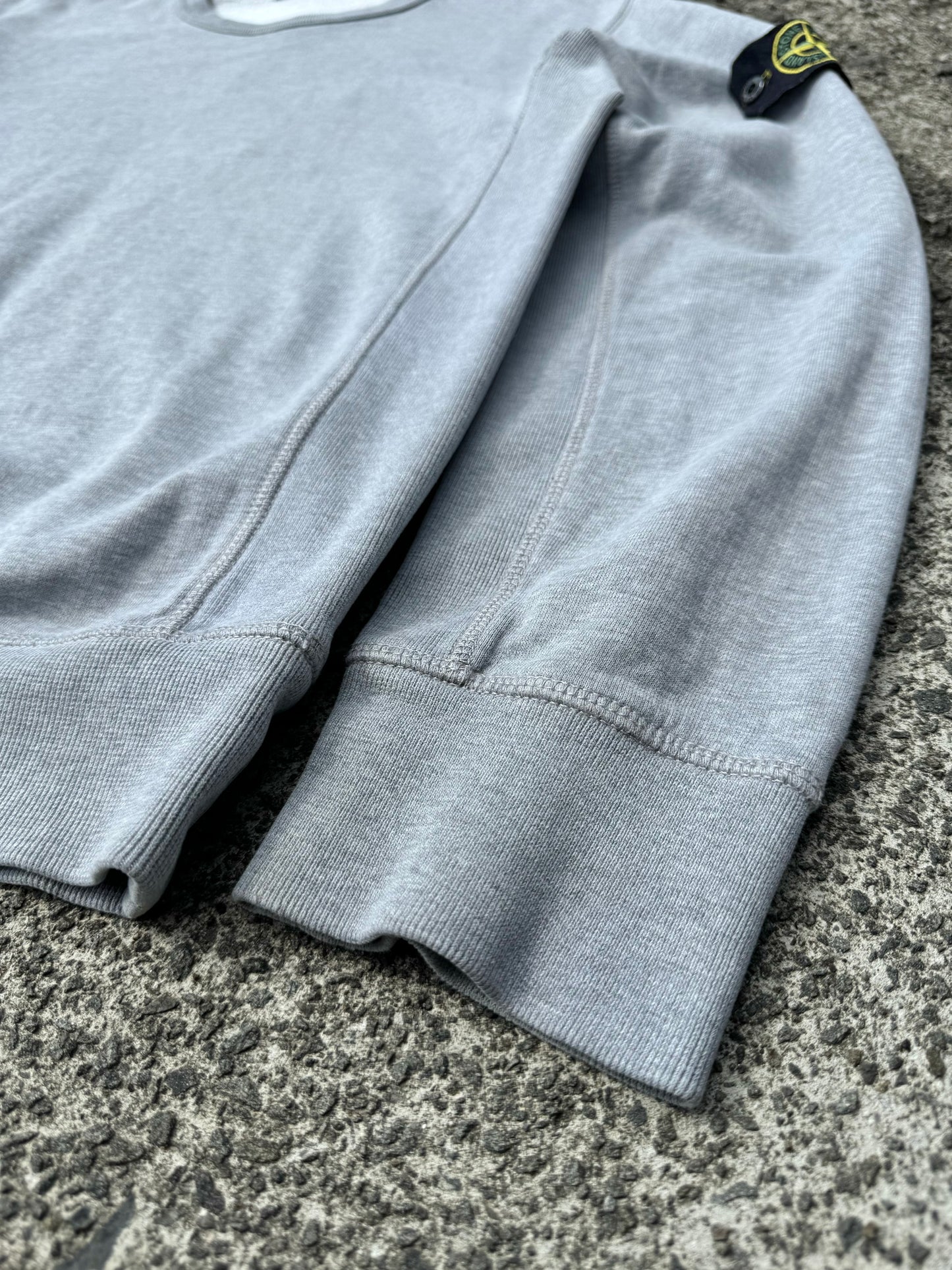 Stone Island Grey Badge Sweatshirt