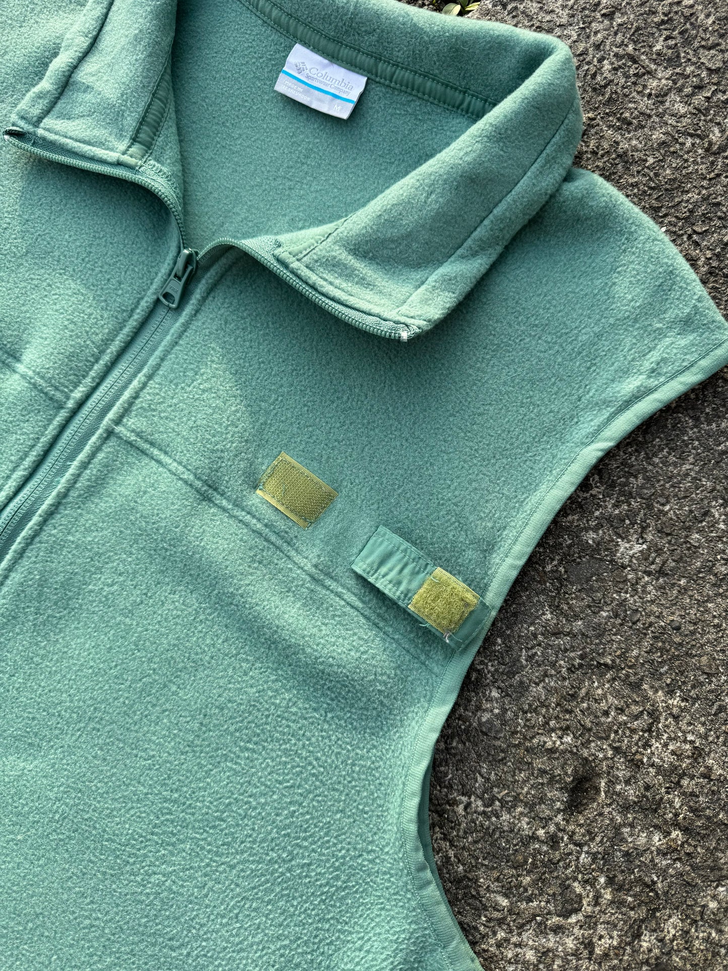 Columbia PFG Green Fleece Gillet