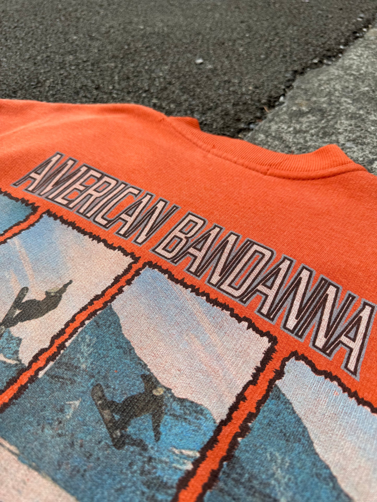 Orange American Bandana Sweatshirt