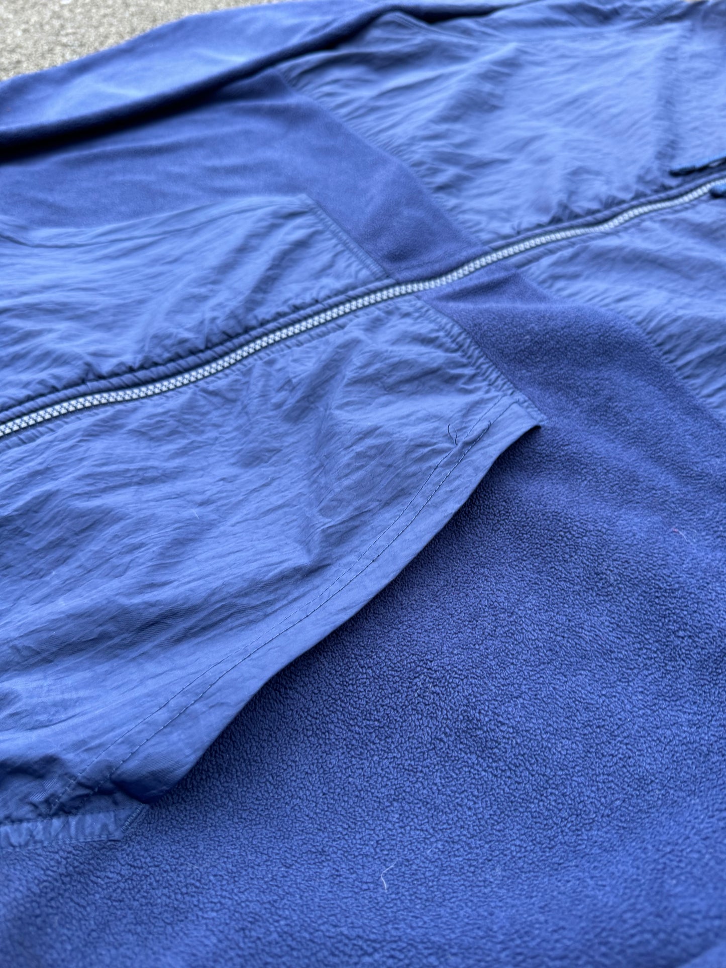 Nike Blue Fleece Zip Hoodie