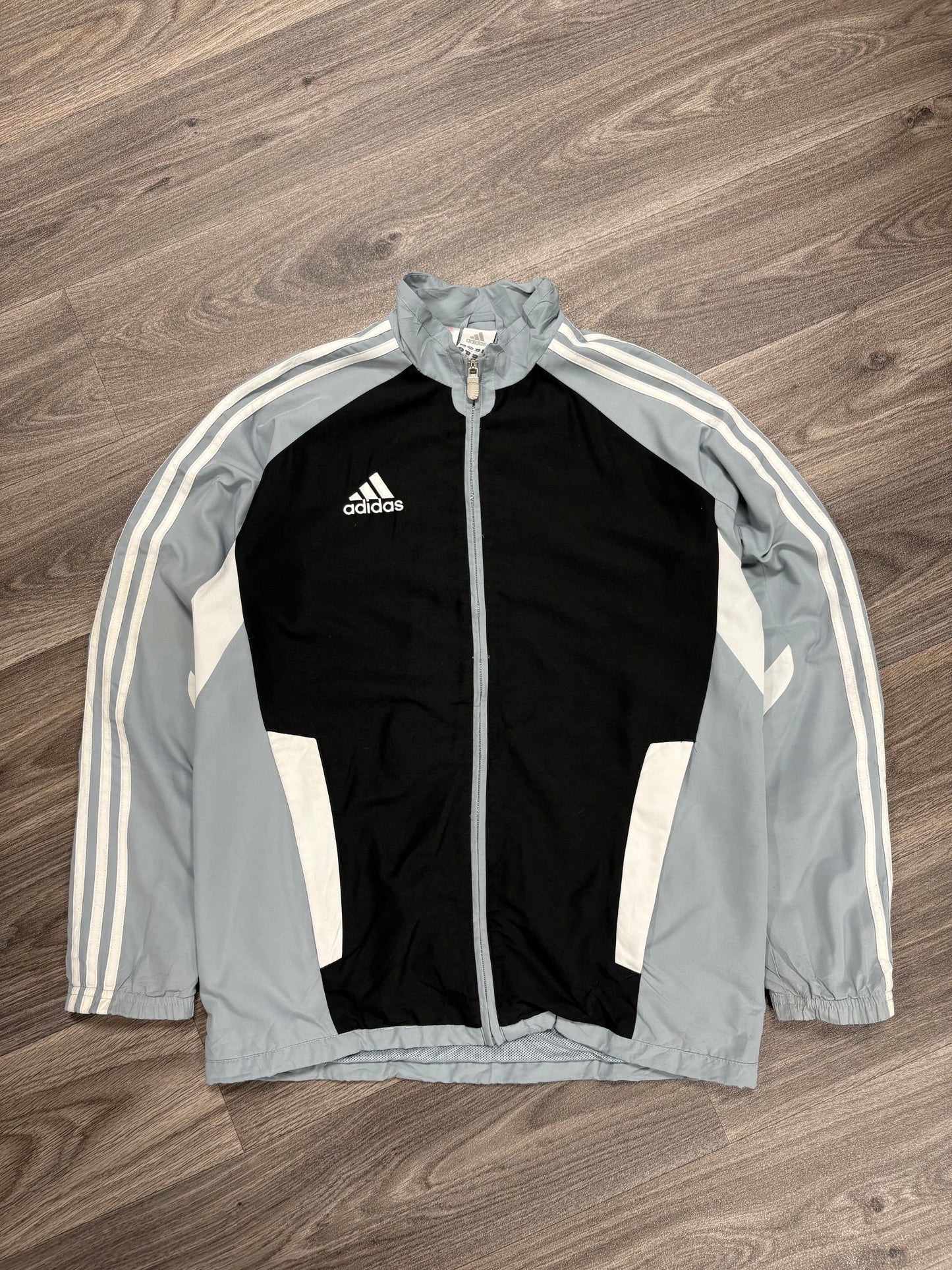 Vintage Adidas Grey Zip Track Jacket