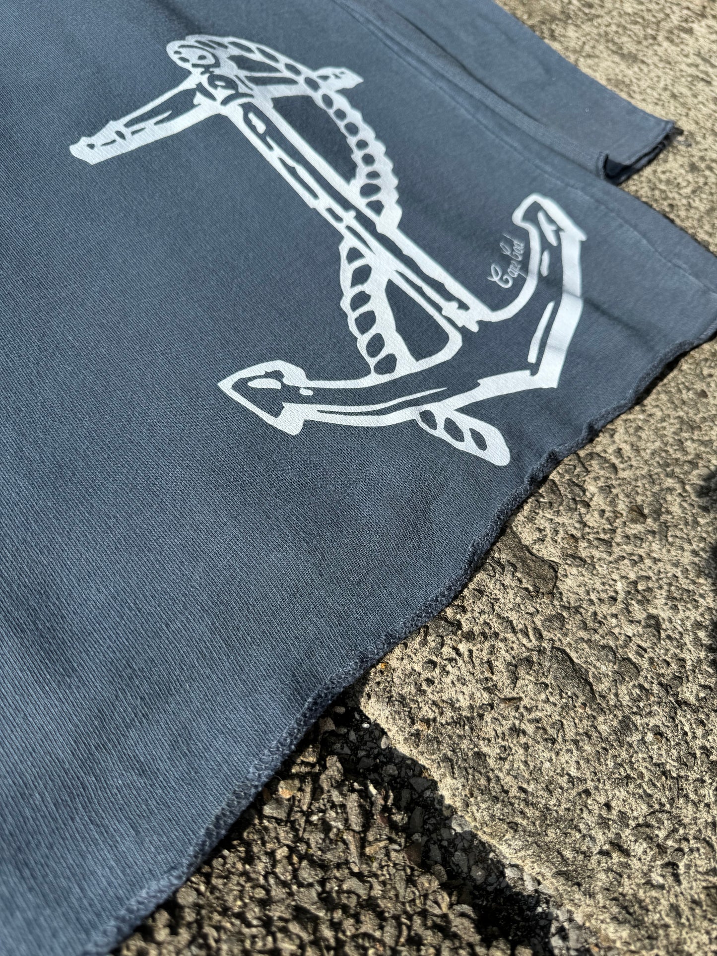 Navy Blue Cape Cod Anchor Sweatshirt
