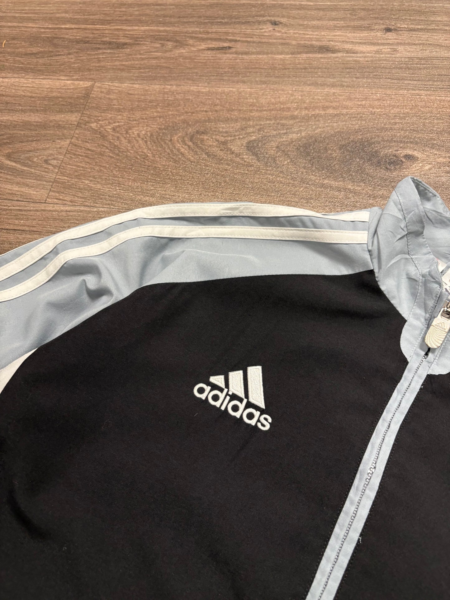 Vintage Adidas Grey Zip Track Jacket