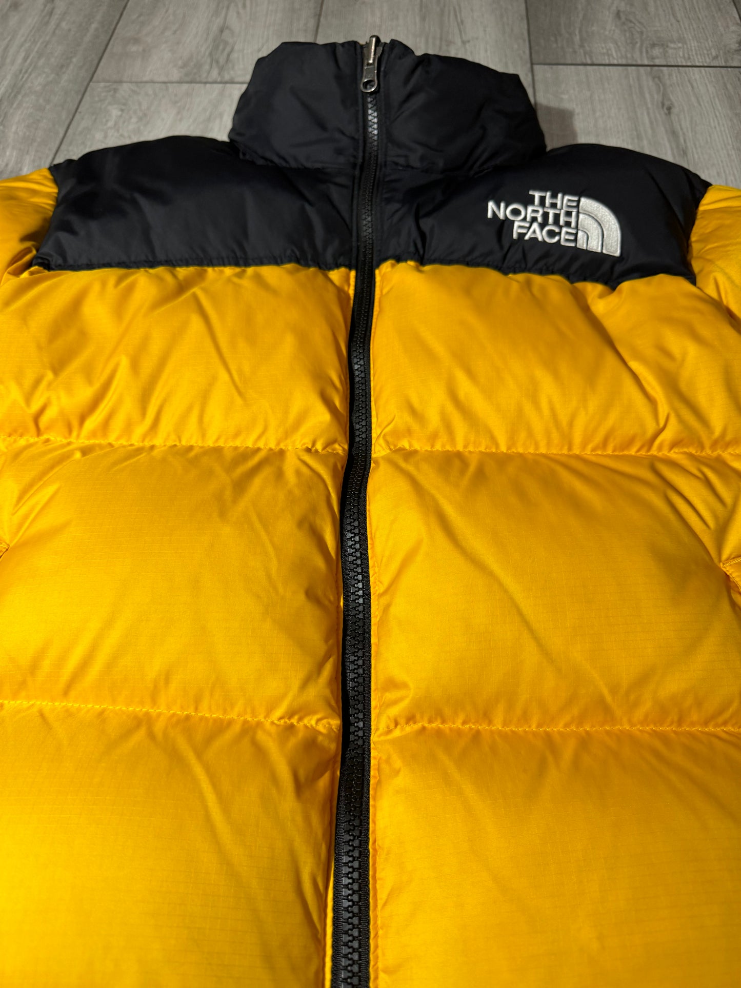 North Face Yellow 1996 Retro Nuptse Puffer Jacket