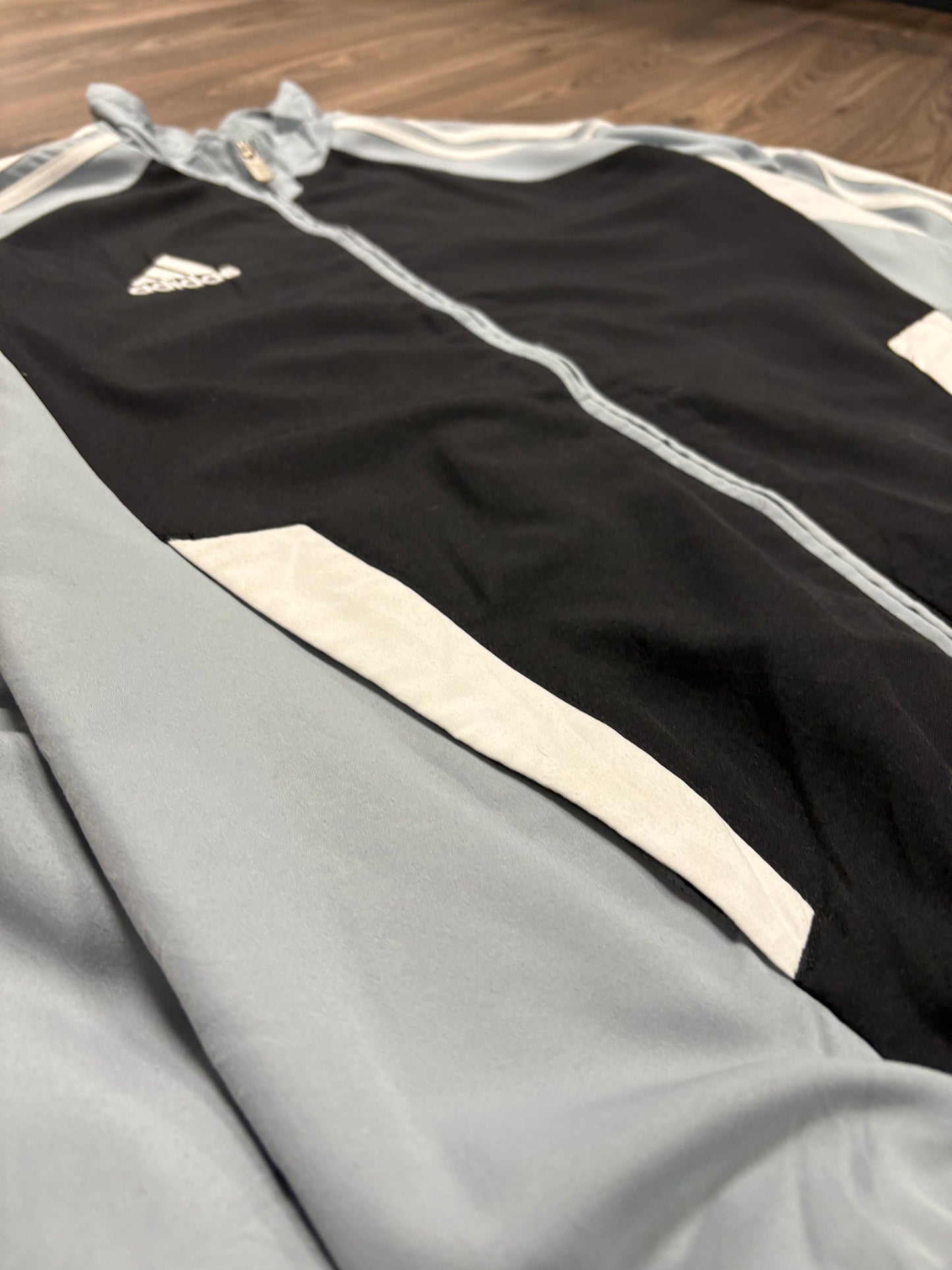 Vintage Adidas Grey Zip Track Jacket
