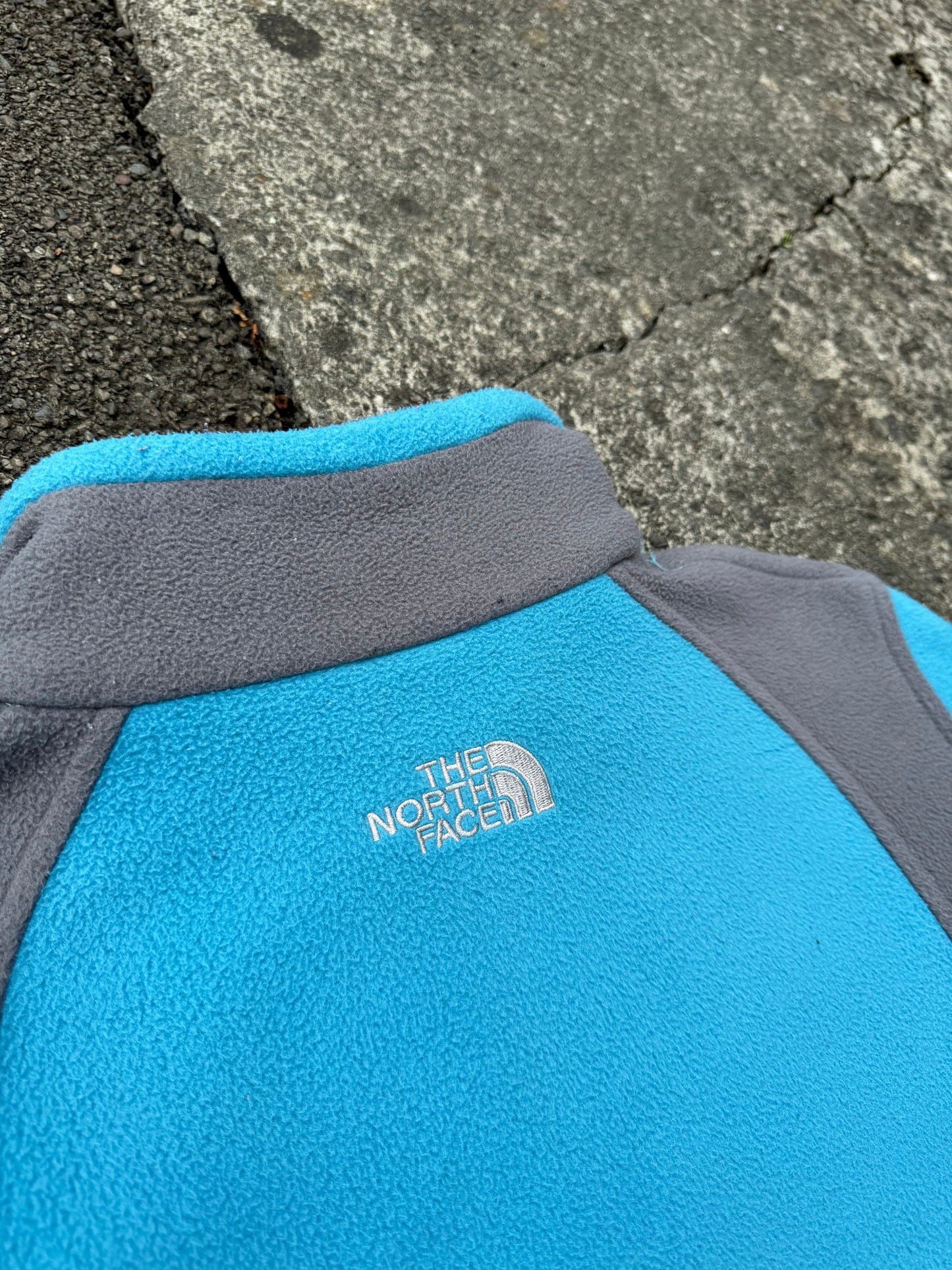North Face Blue Fleece Jacket