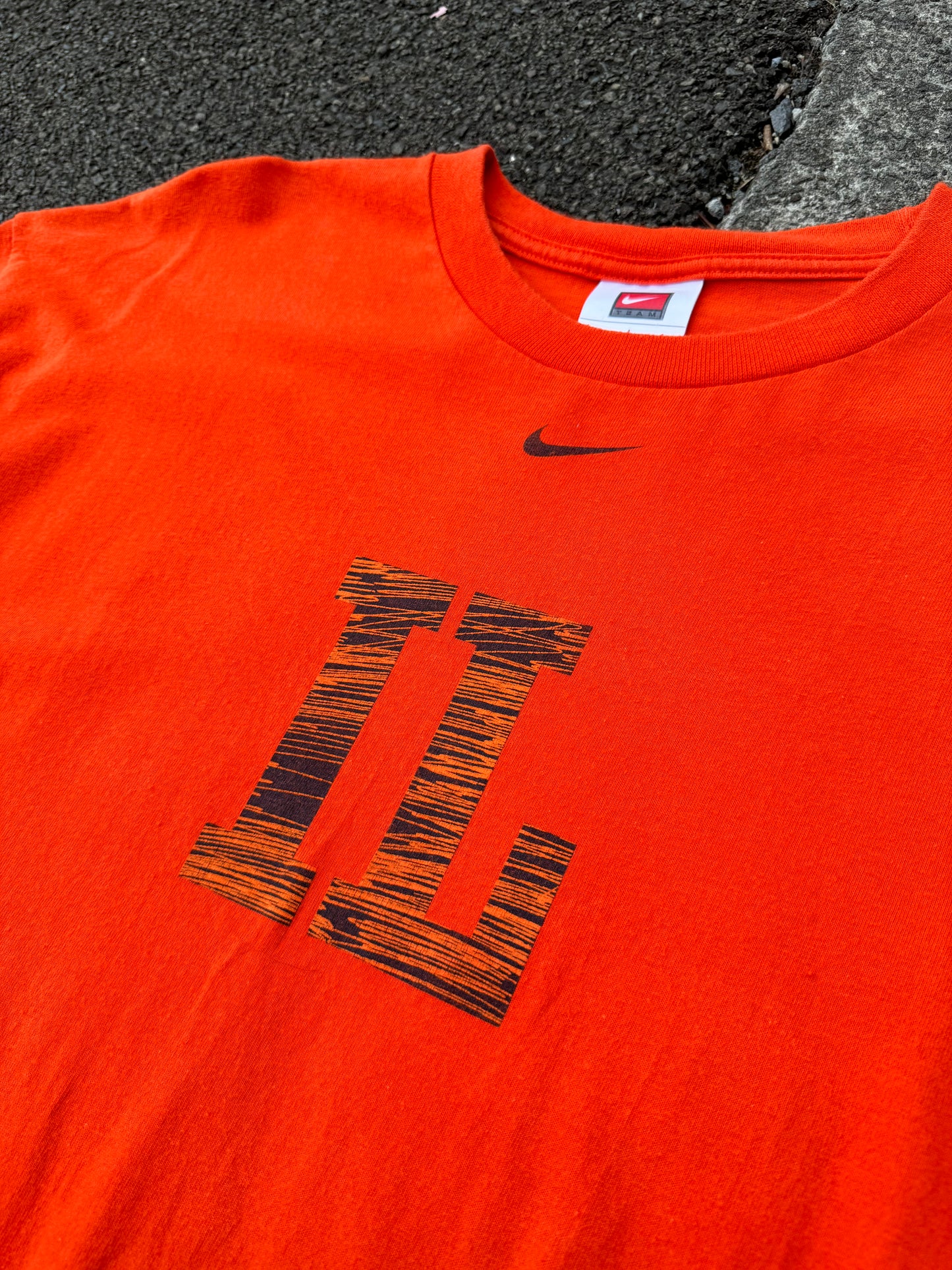 Vintage Nike Orange Illinois Graphic Tee