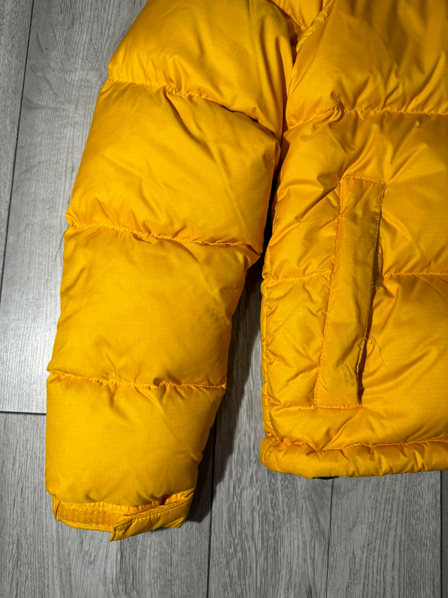 North Face Yellow 1996 Retro Nuptse Puffer Jacket