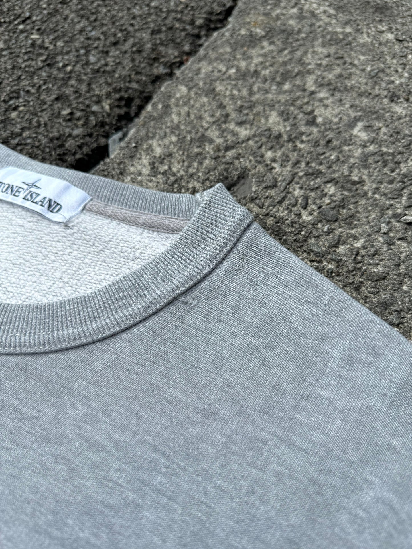 Stone Island Grey Badge Sweatshirt